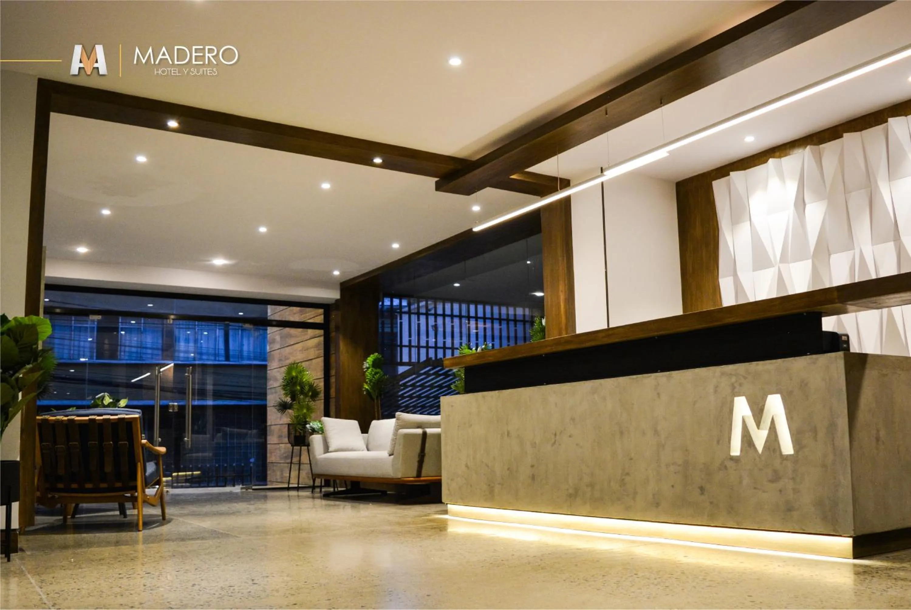 Lobby or reception in Madero Hotel & Suites