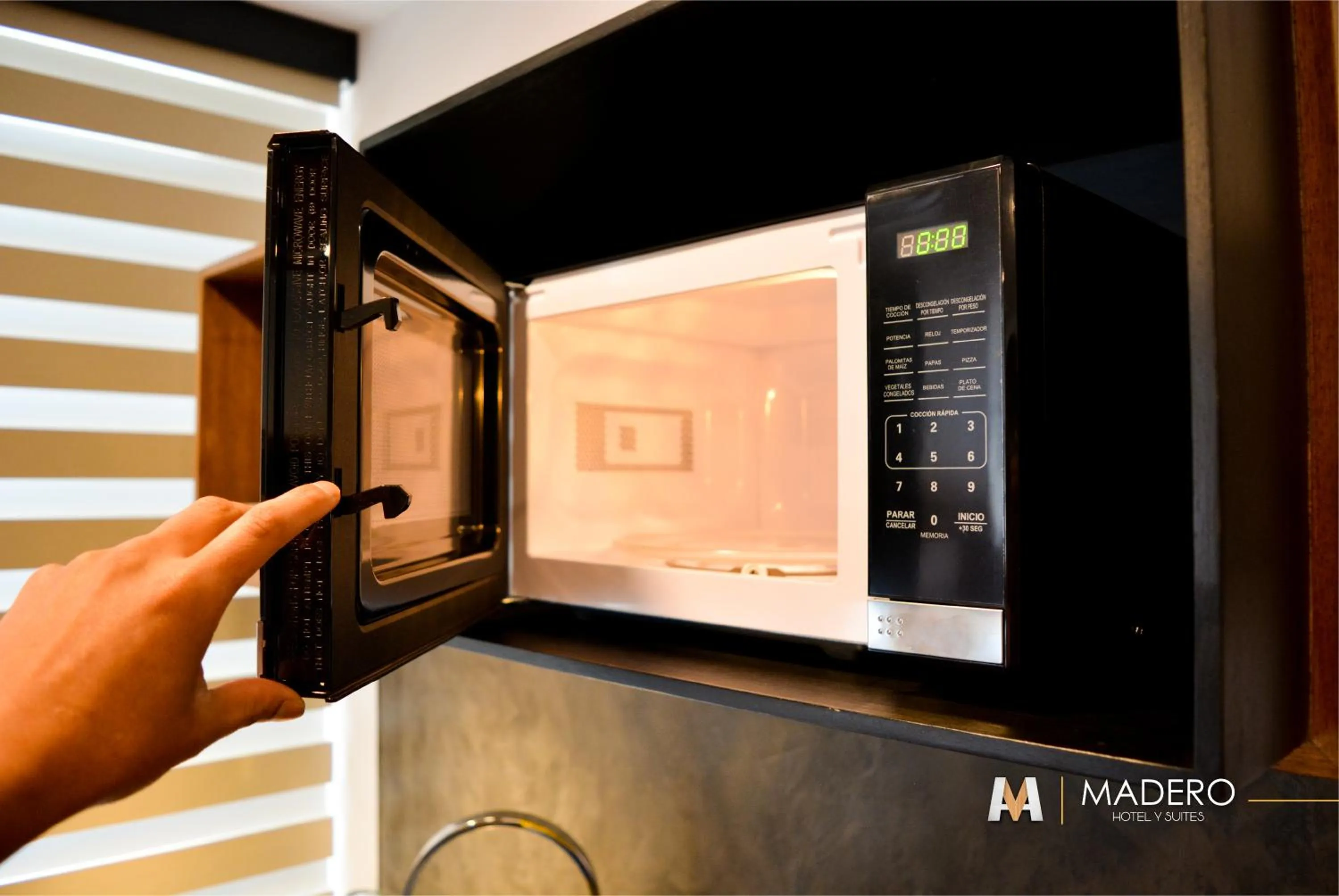 Kitchen or kitchenette in Madero Hotel & Suites