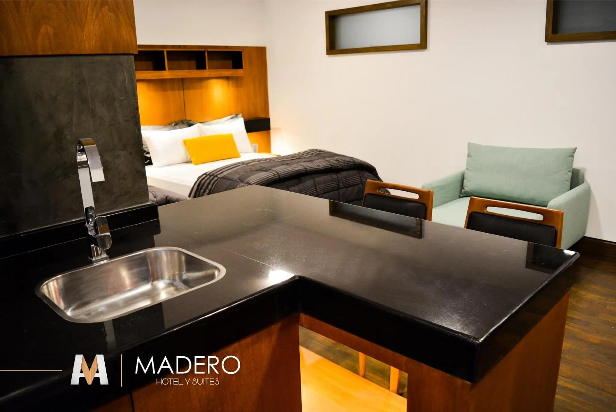 kitchen in Madero Hotel & Suites