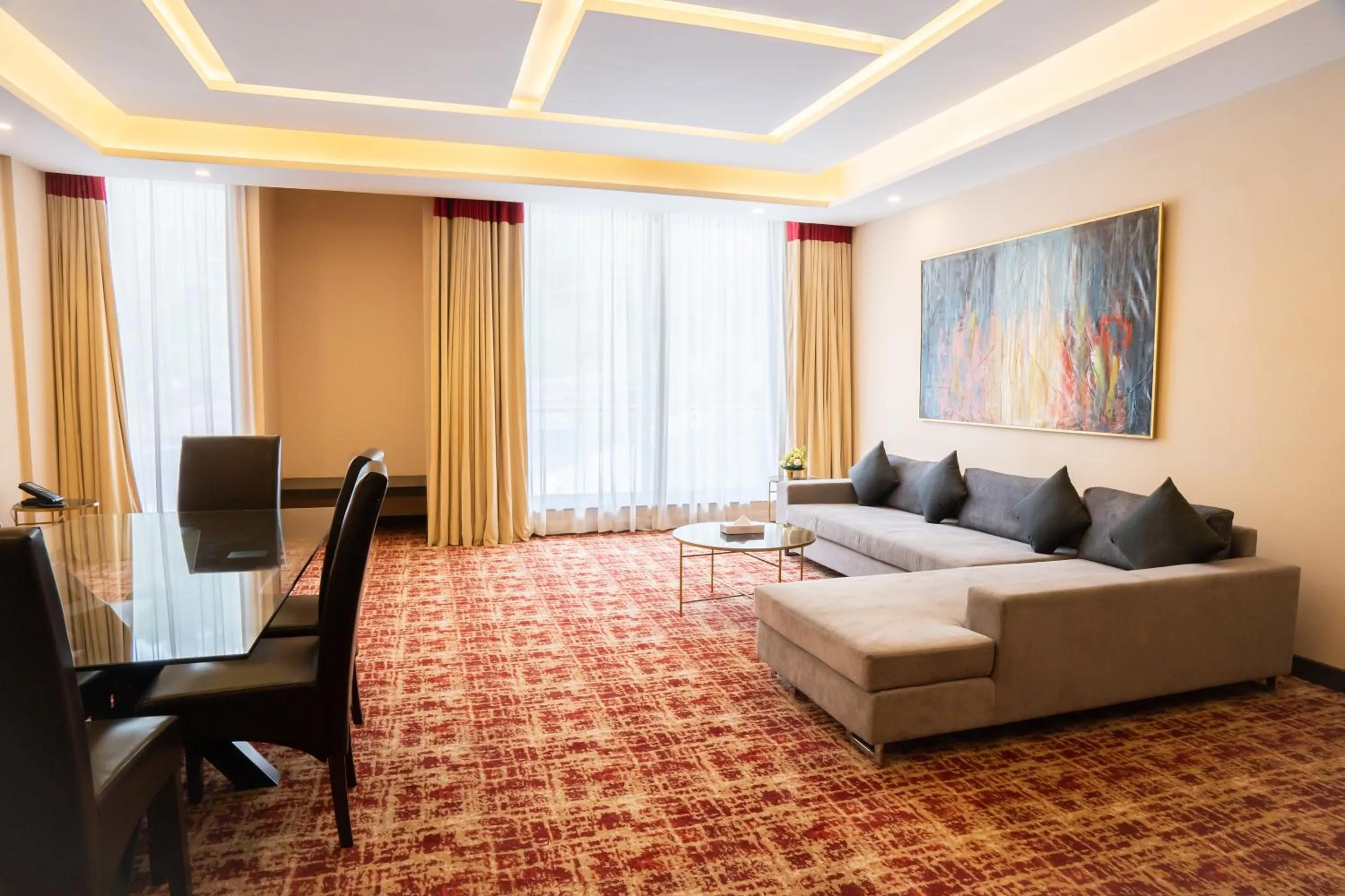 Living room in Ramada by Wyndham Murree Lower Topa Resort