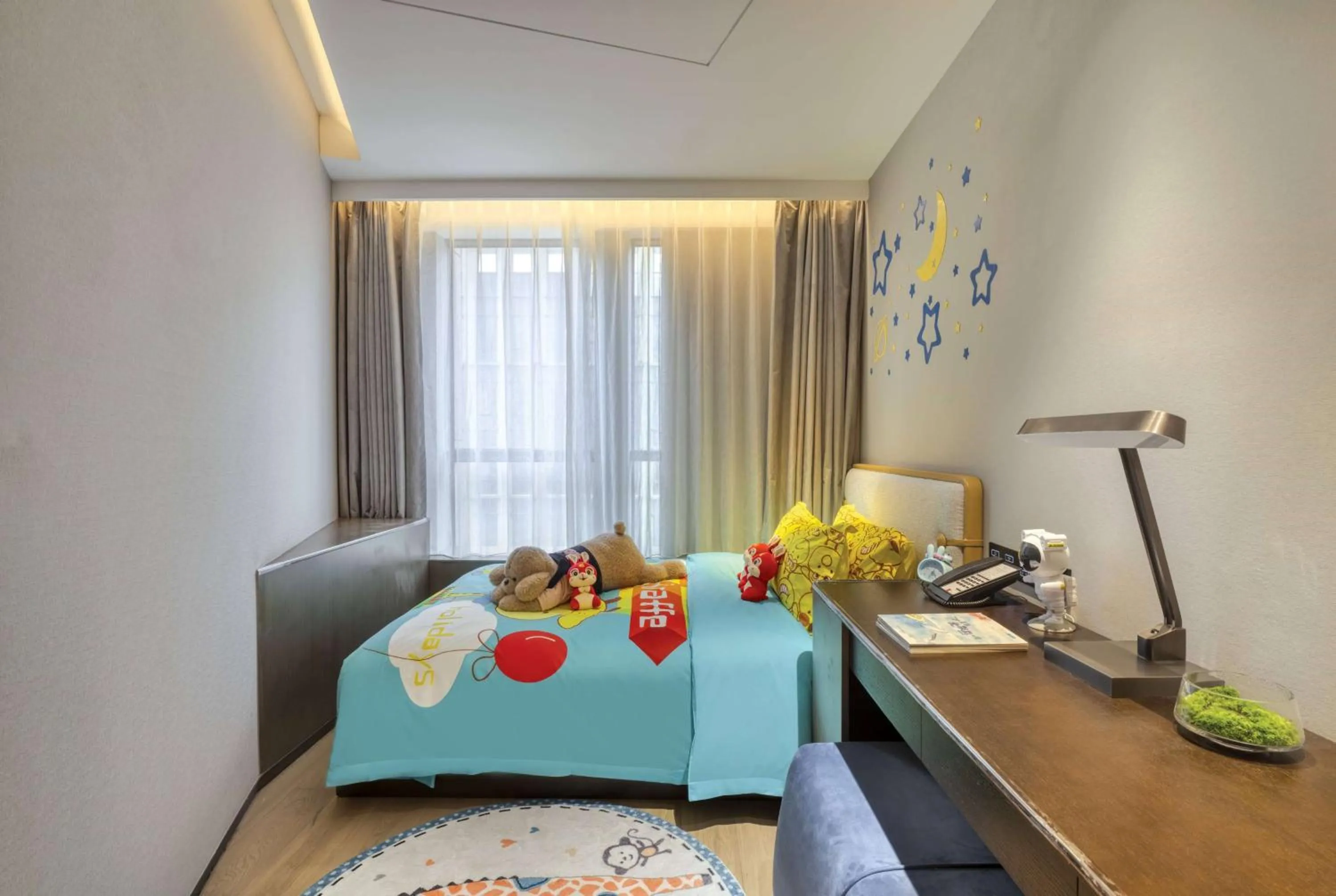 Photo of the whole room, Bed in Wyndham Xiong'an