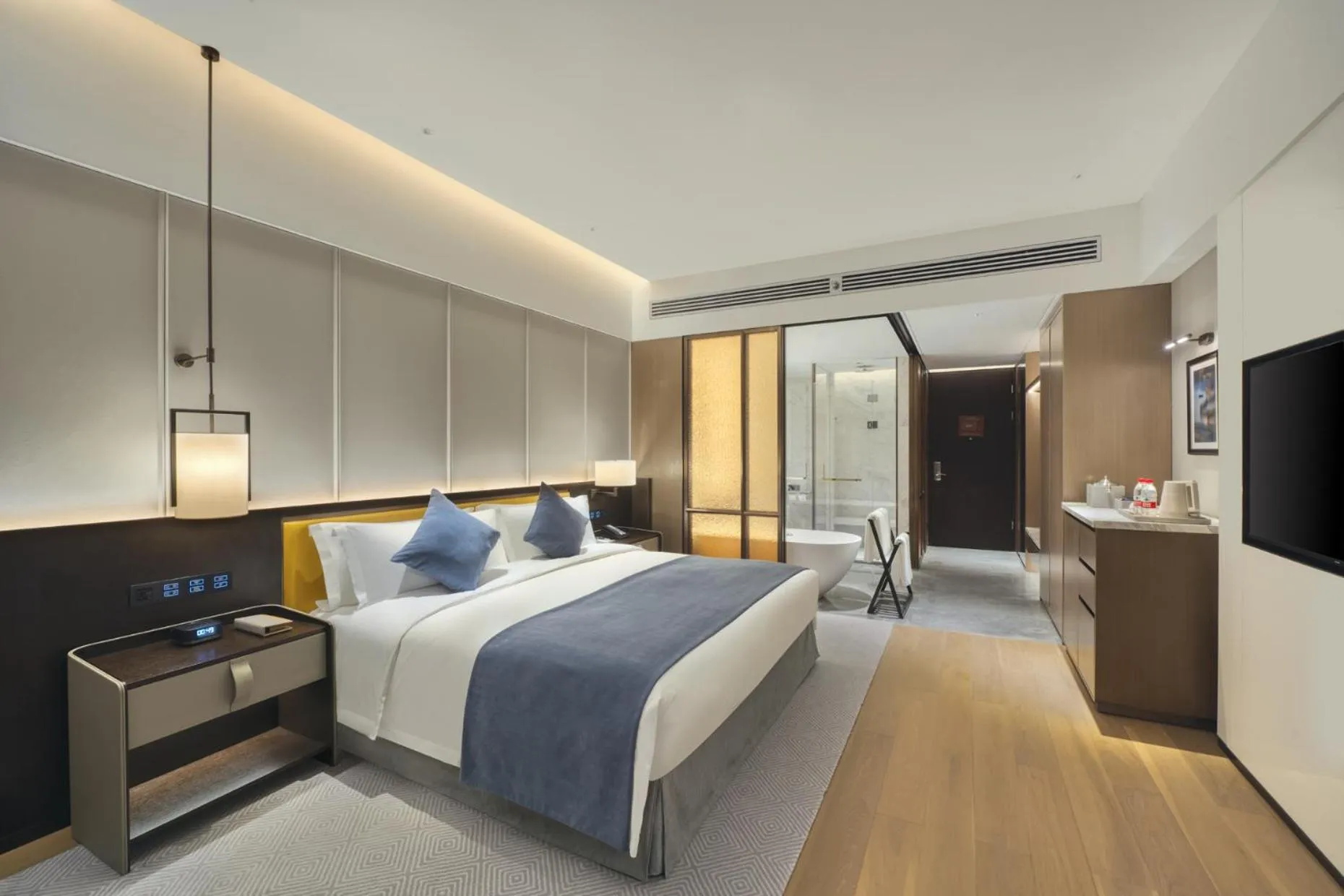 Bedroom, Bed in Wyndham Xiong'an