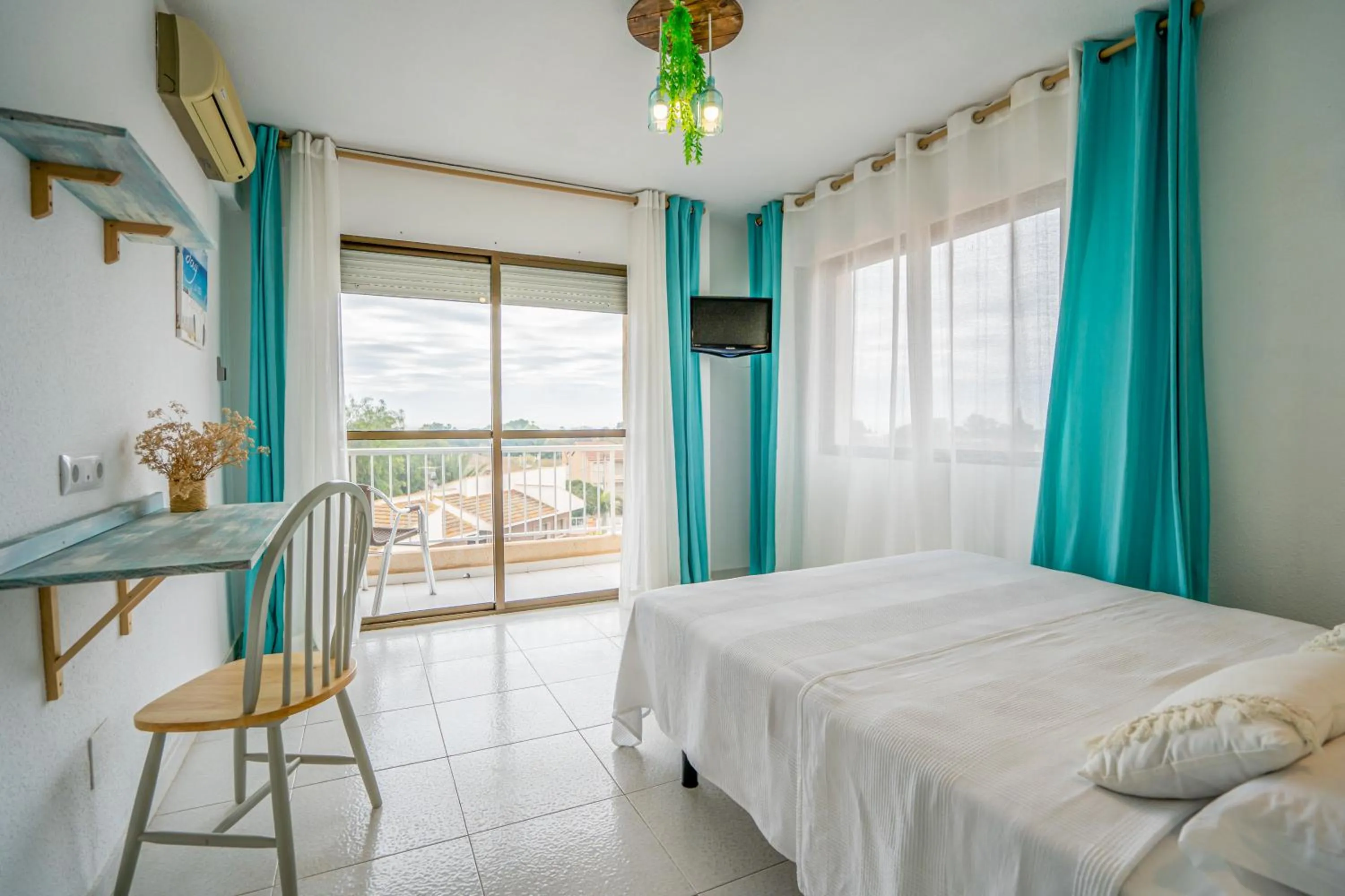 Bed in LOS NAREJOS Hotel