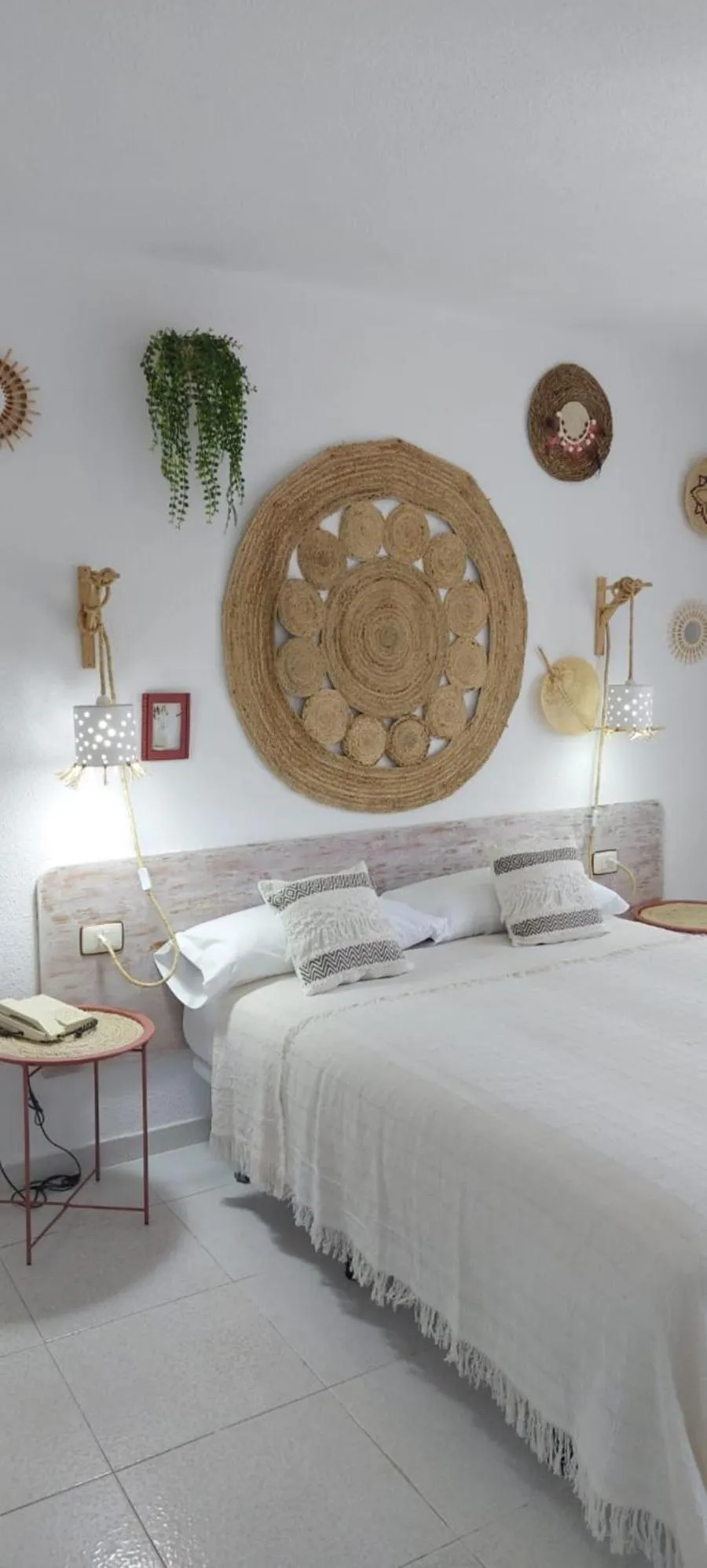 Bed in LOS NAREJOS Hotel