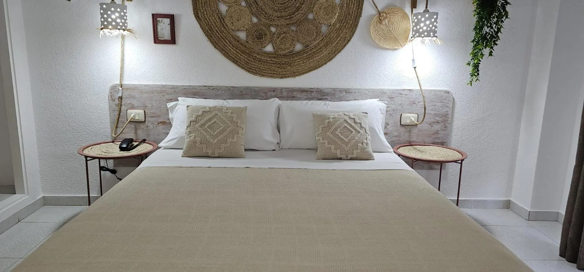 Bed in LOS NAREJOS Hotel