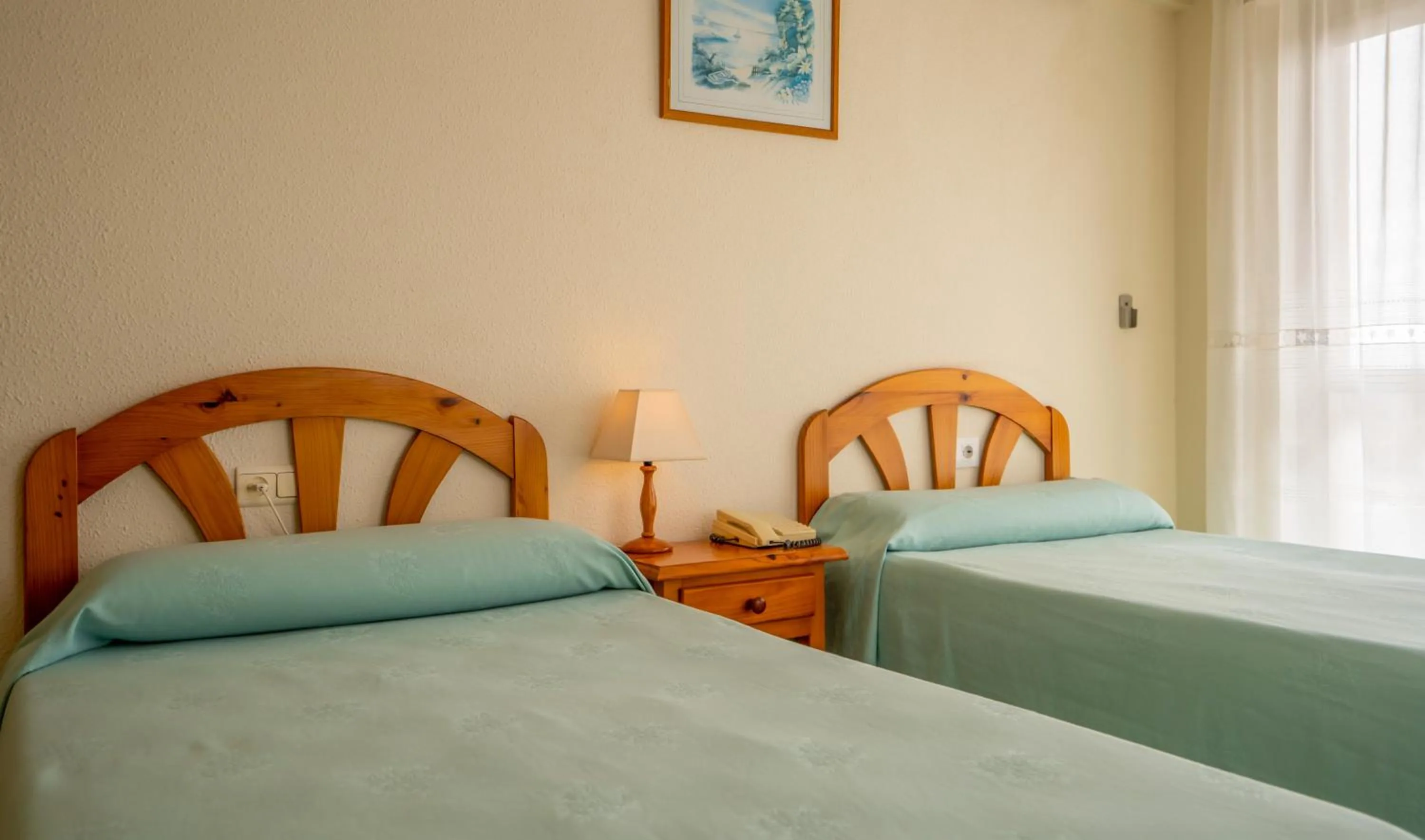 Bed in LOS NAREJOS Hotel