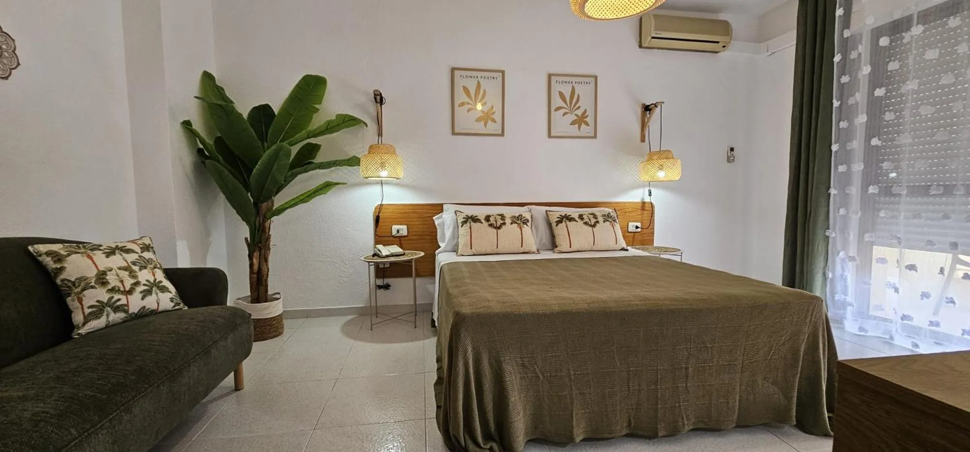 Bed in LOS NAREJOS Hotel