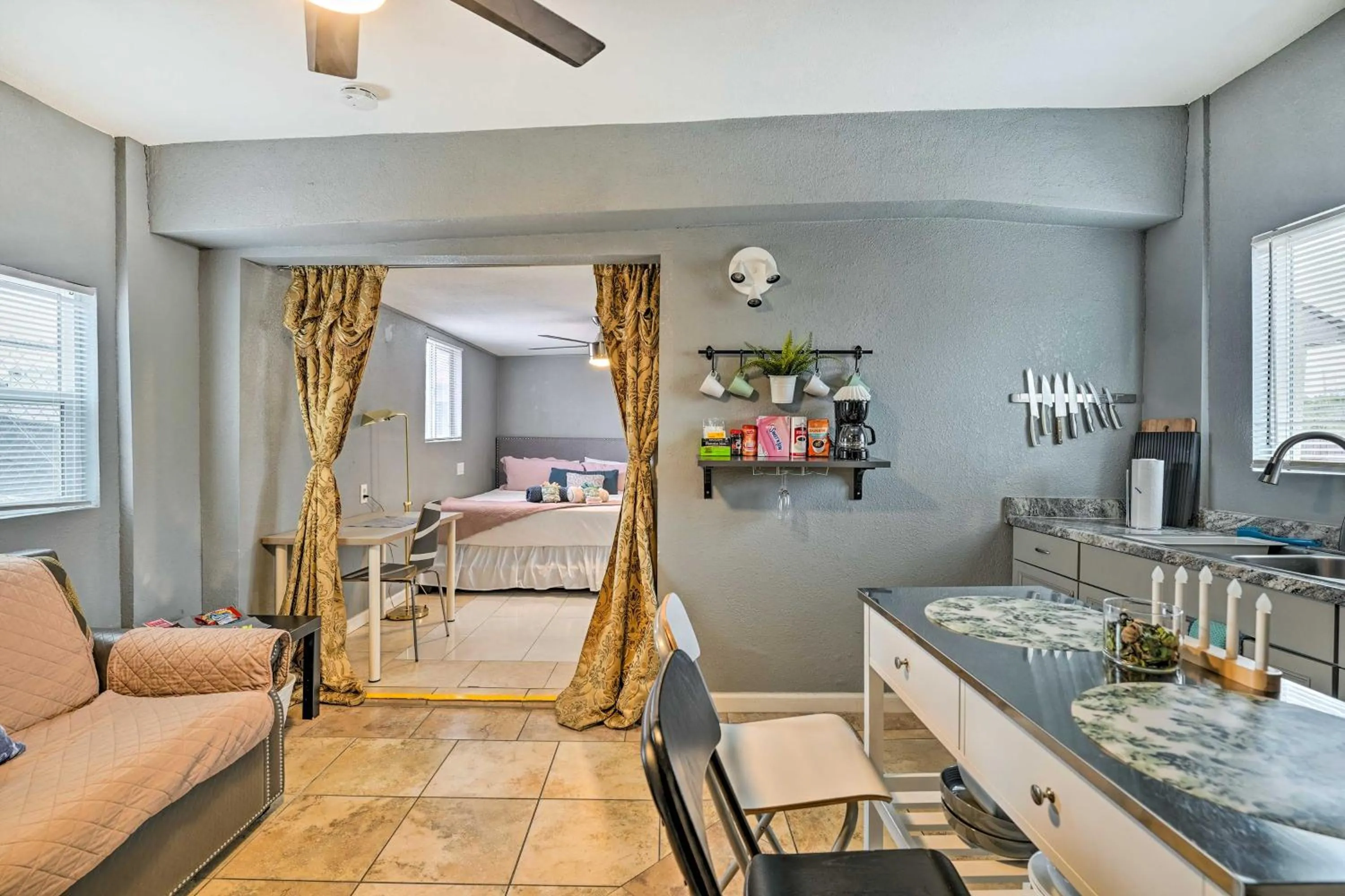 North Las Vegas Studio with Fire Pit 10 Mi to Strip