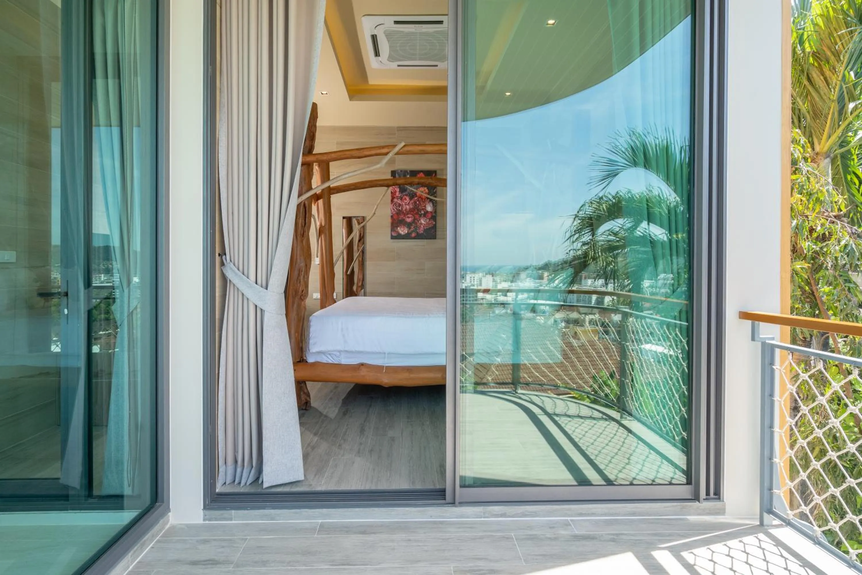 Bed in Three Monkeys Villas