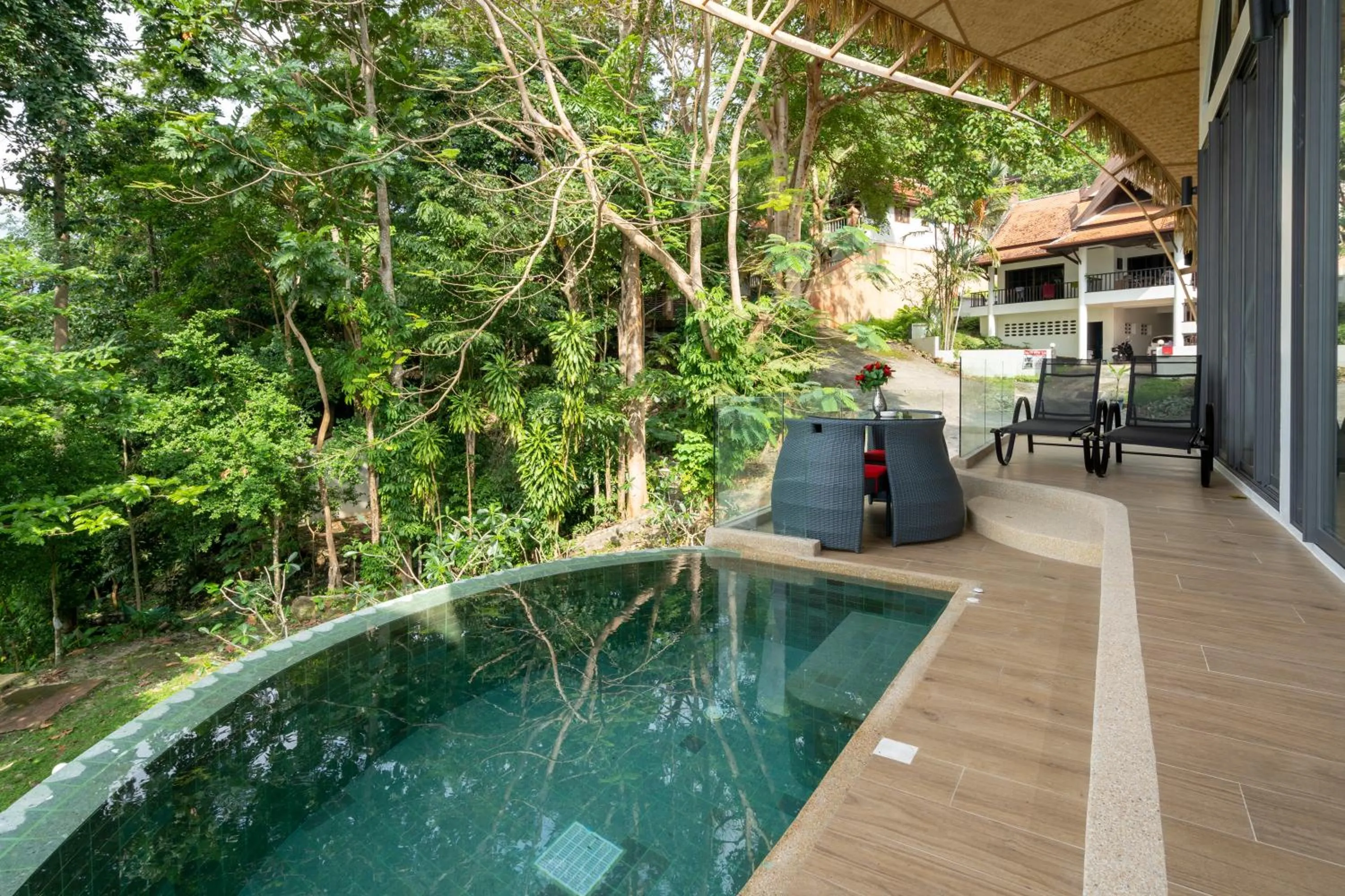 Patio in Three Monkeys Villas