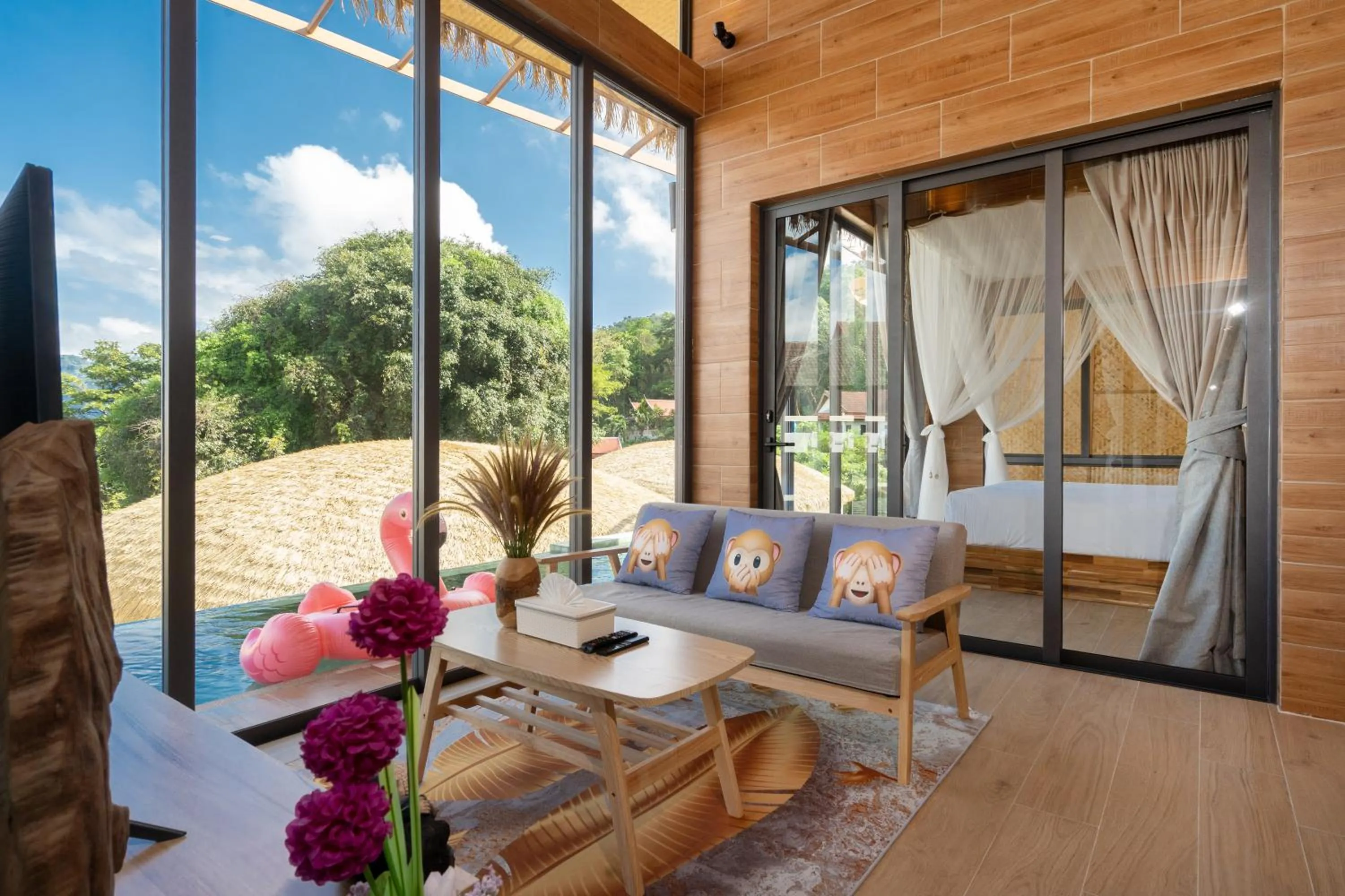 Living room in Three Monkeys Villas