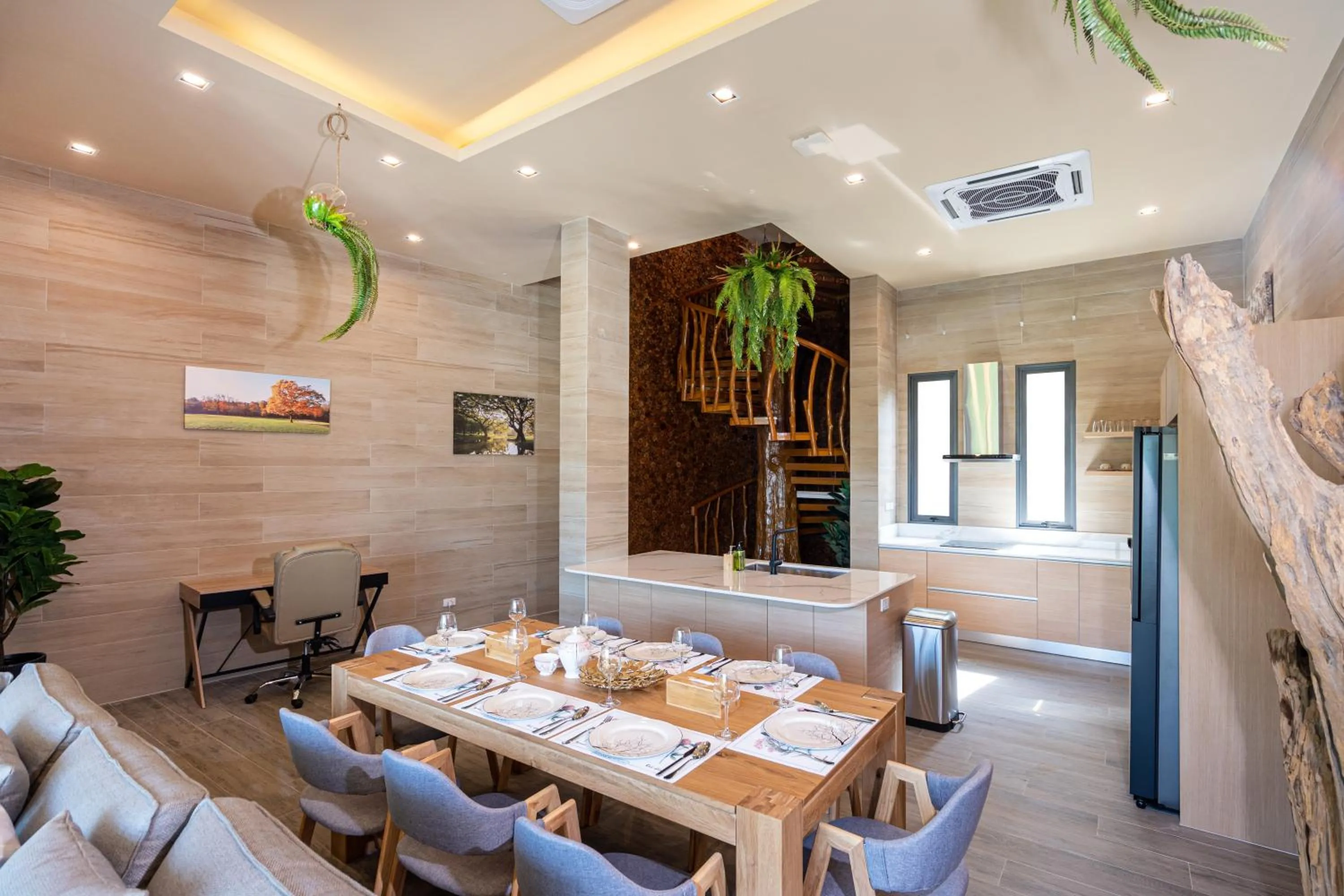 Kitchen or kitchenette in Three Monkeys Villas