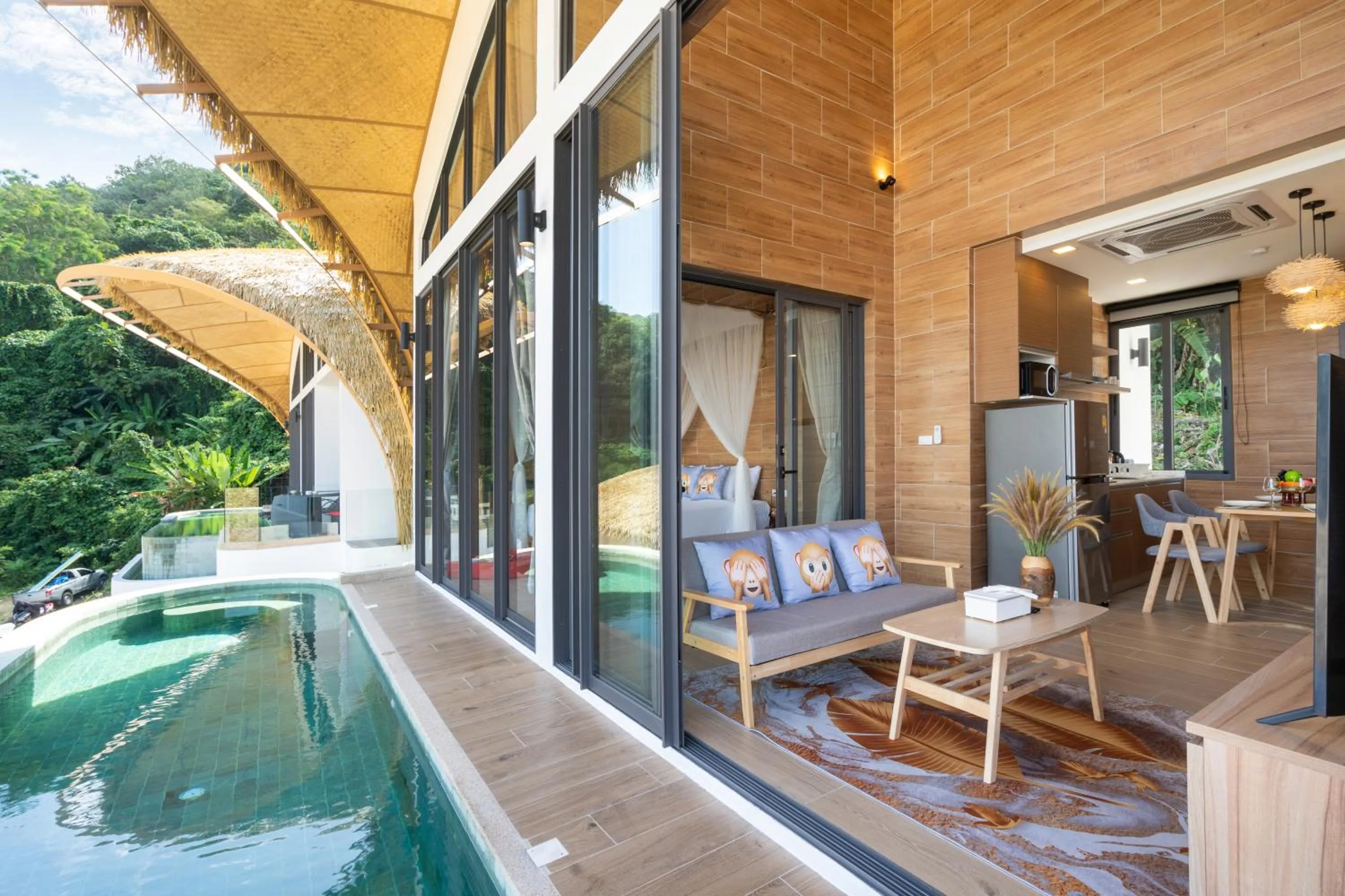 Living room in Three Monkeys Villas