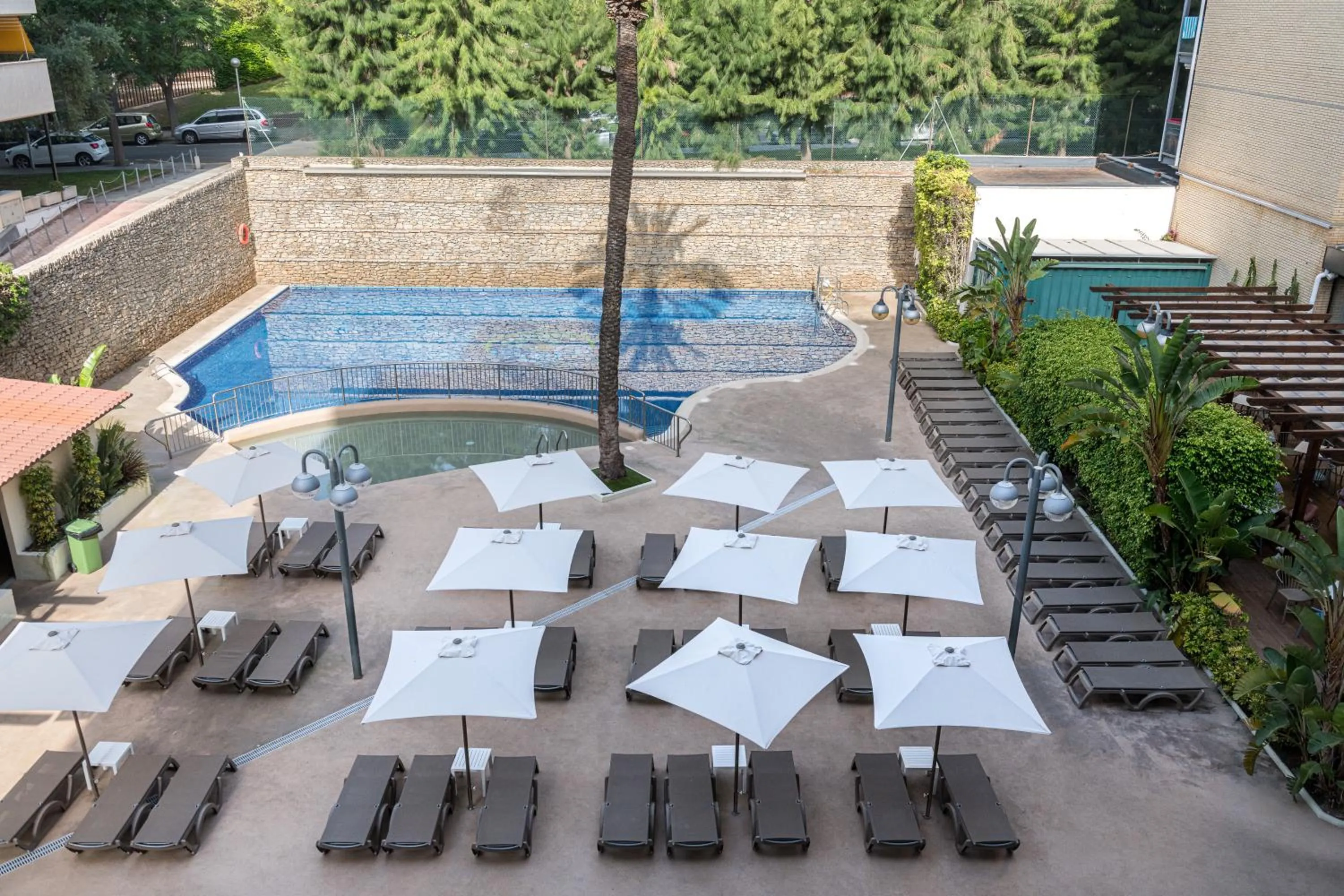 Pool view in Eurosalou & Spa