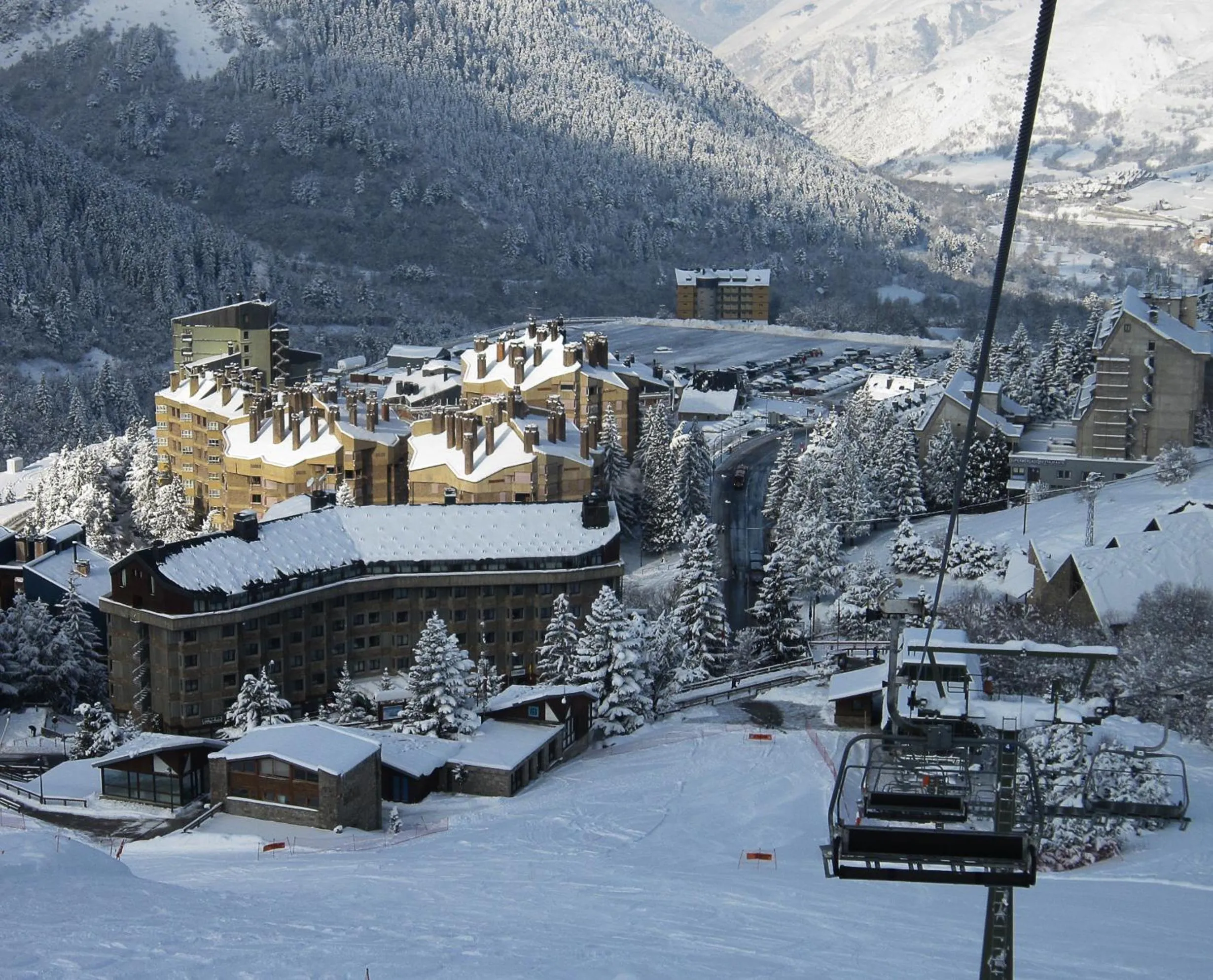 Bird's eye view in Tuc Blanc