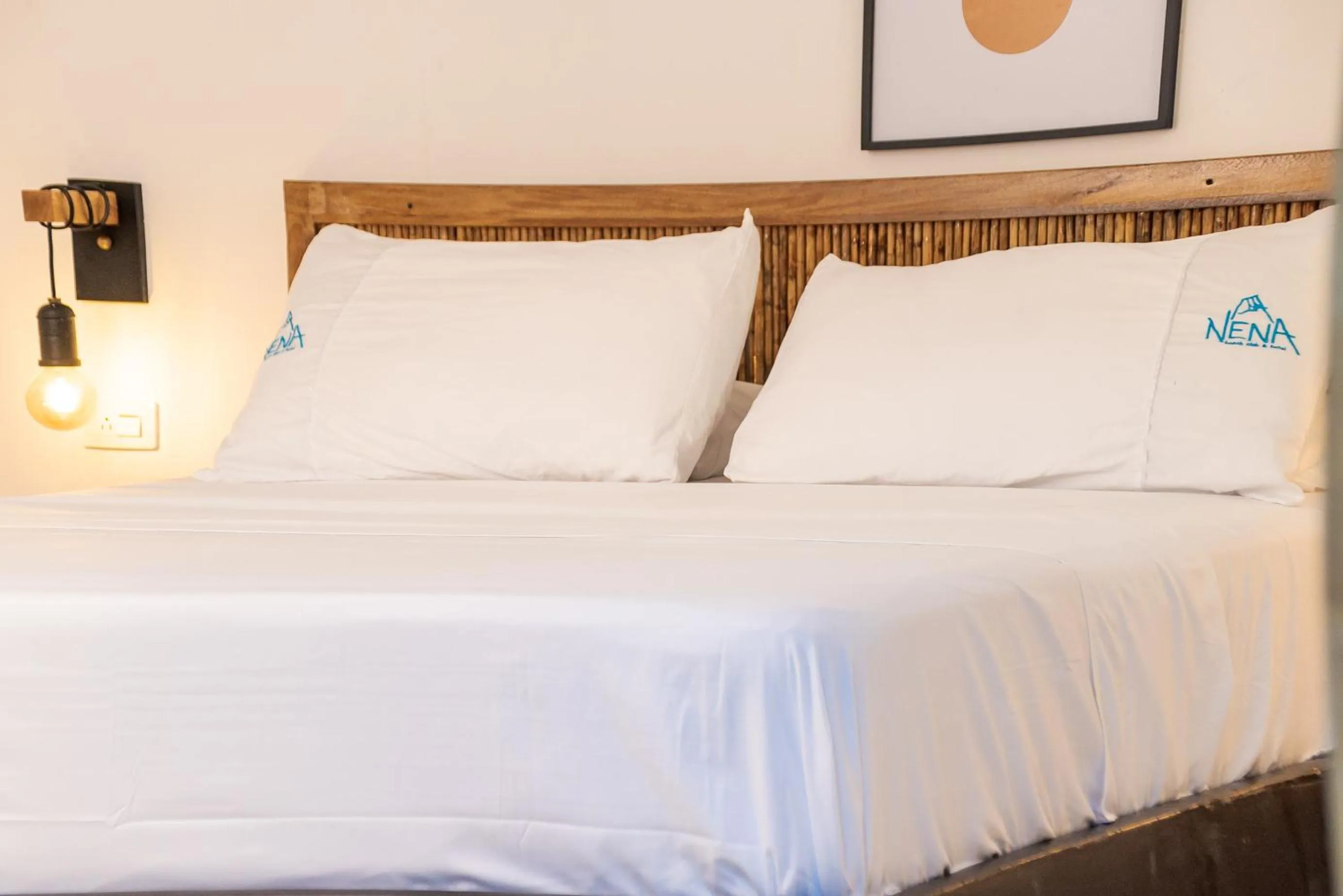 Bed in NENA BEACH CLUB & HOTEL