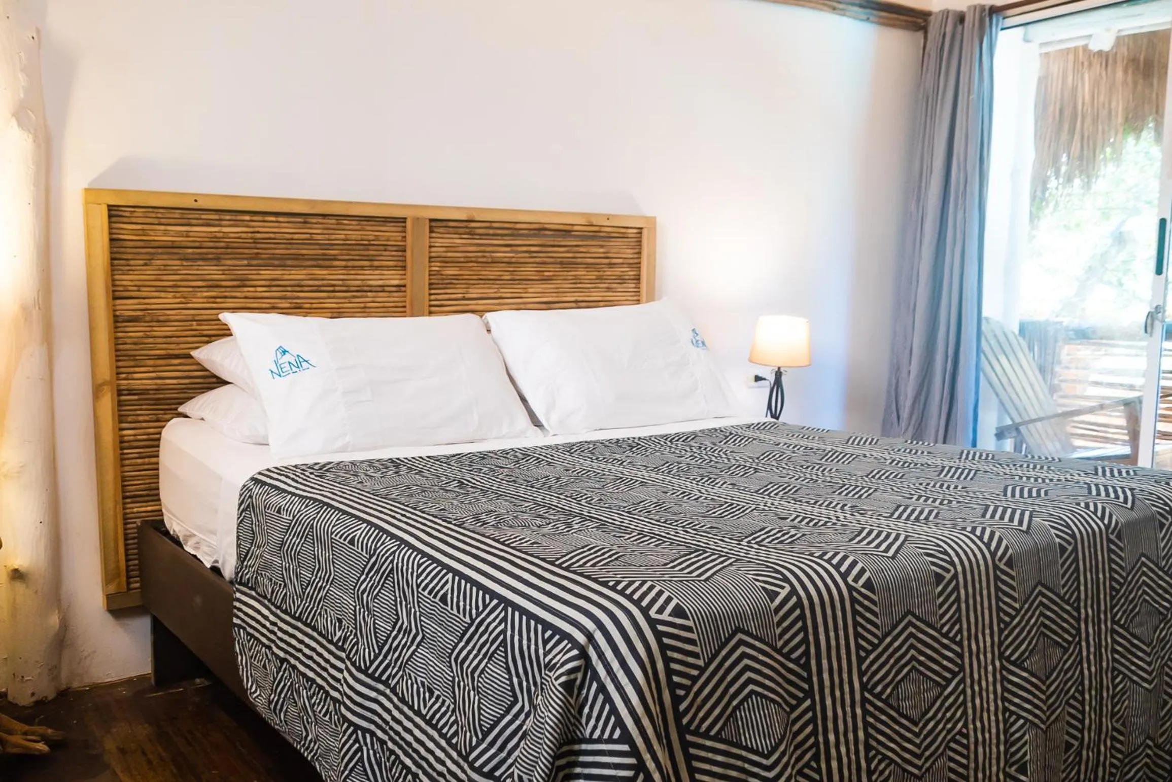 Bed in NENA BEACH CLUB & HOTEL