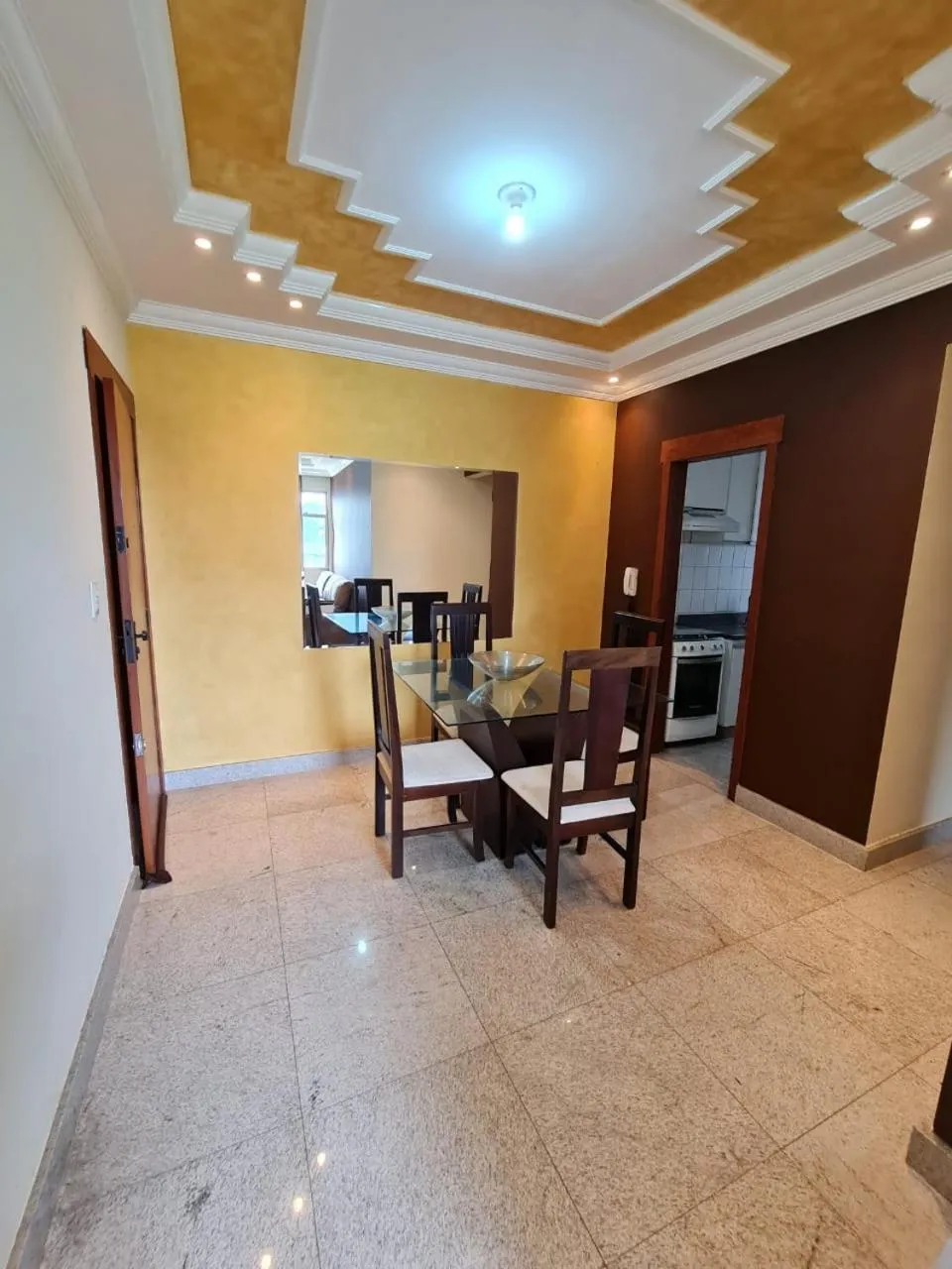 Dining area in Apto 2 quarto completo com vaga centro contagem