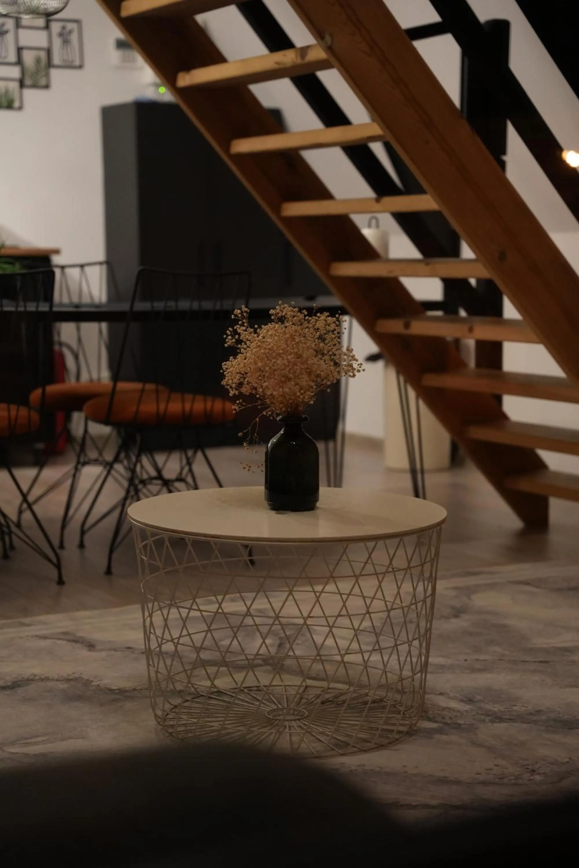 Living room in Pentalow Cabin