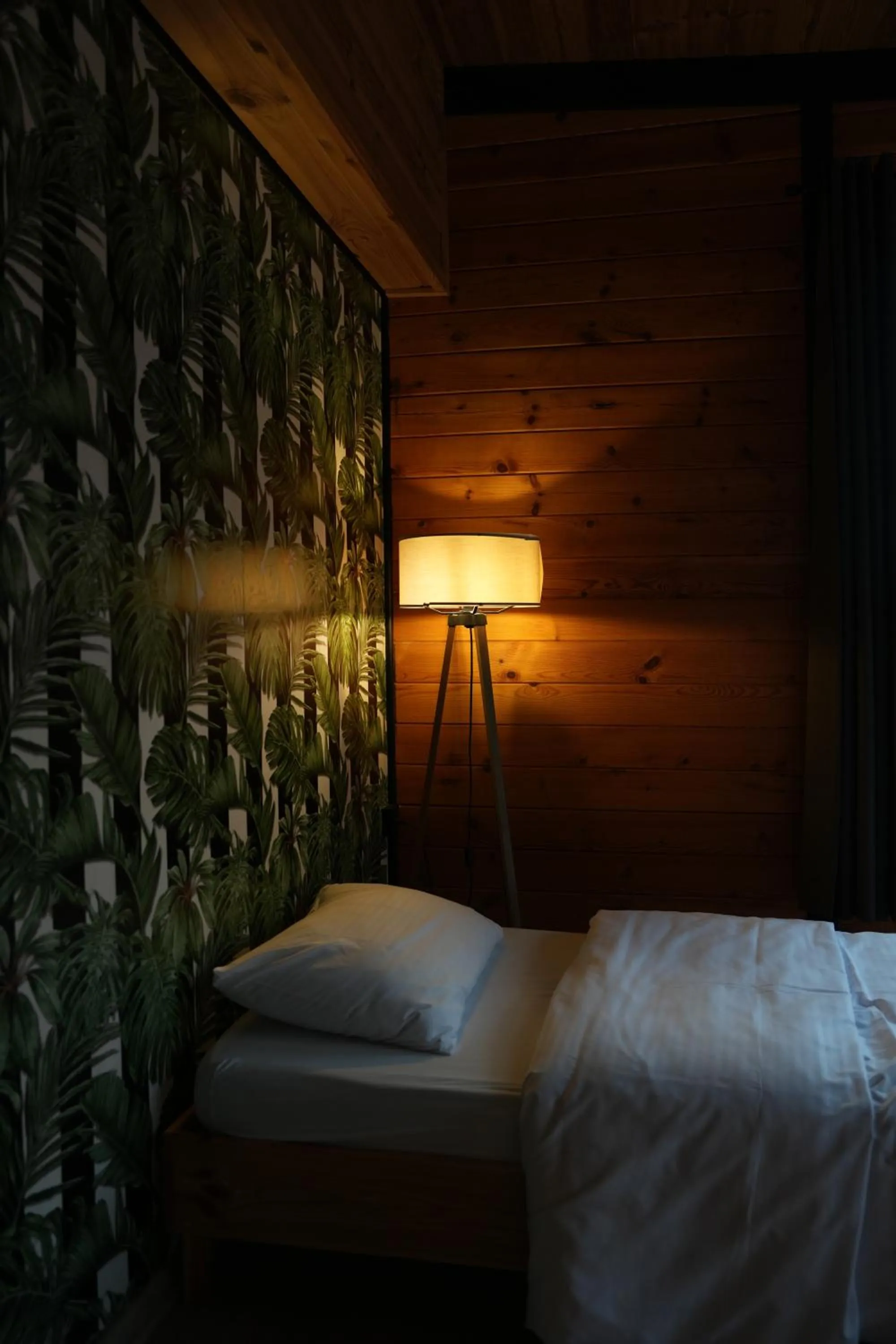 Bed in Pentalow Cabin