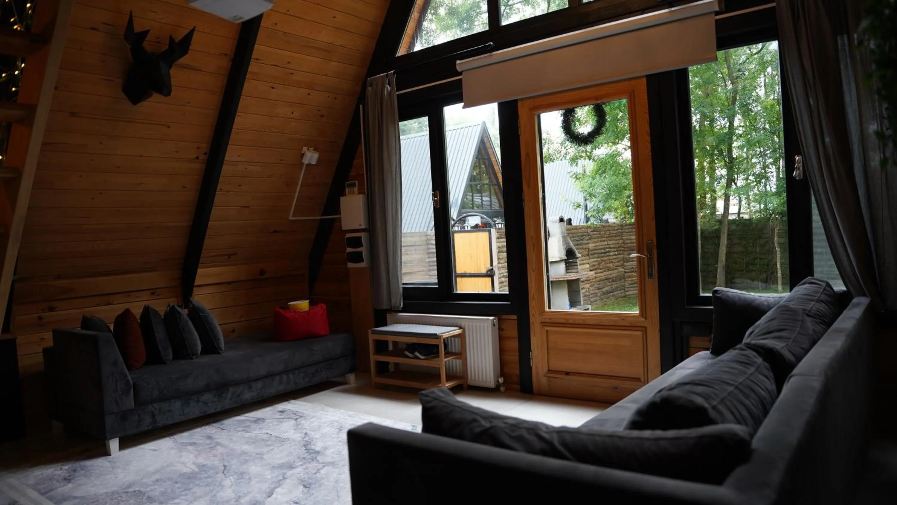 Living room in Pentalow Cabin