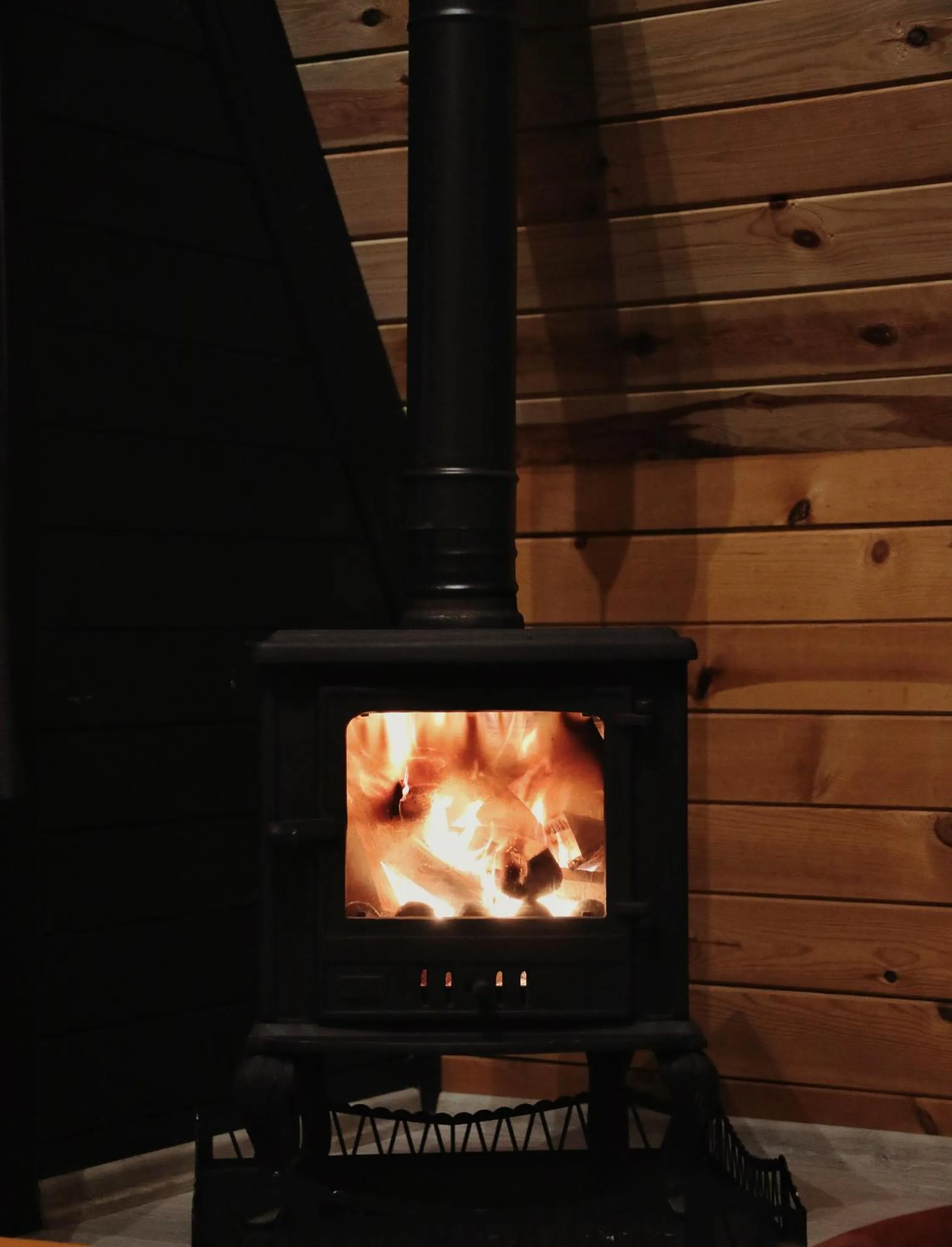 Living room in Pentalow Cabin