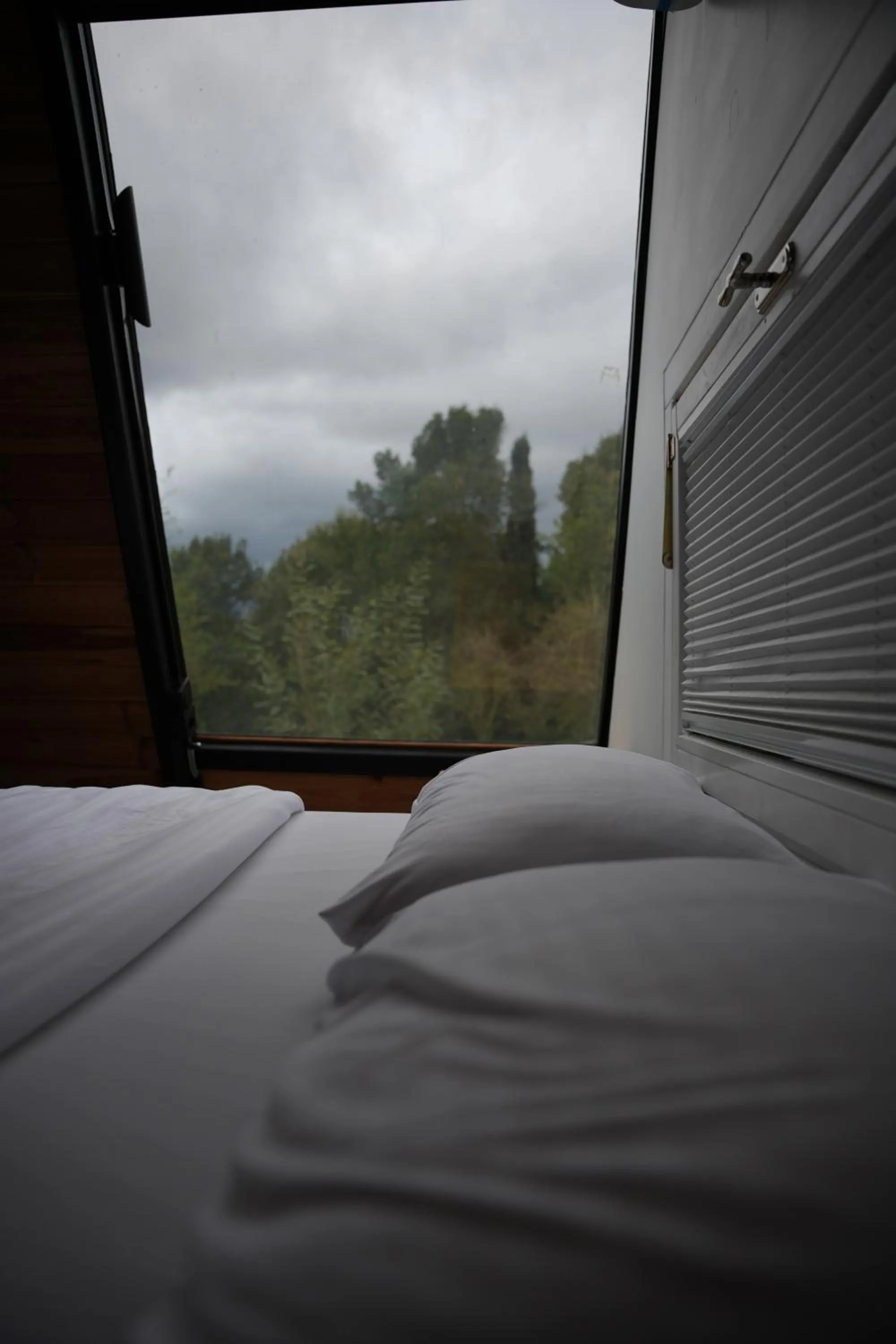 Bed in Pentalow Cabin