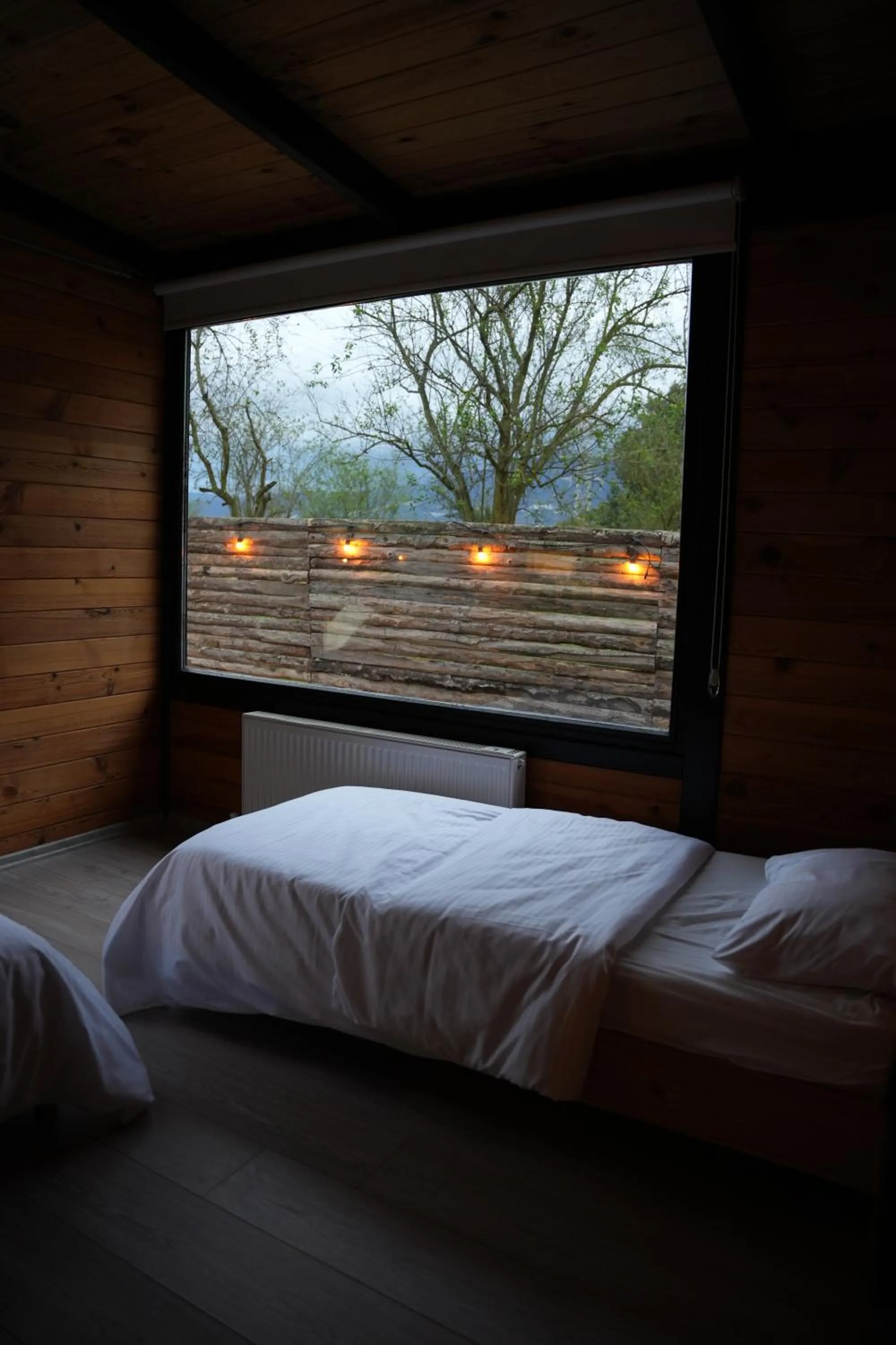 Bed in Pentalow Cabin