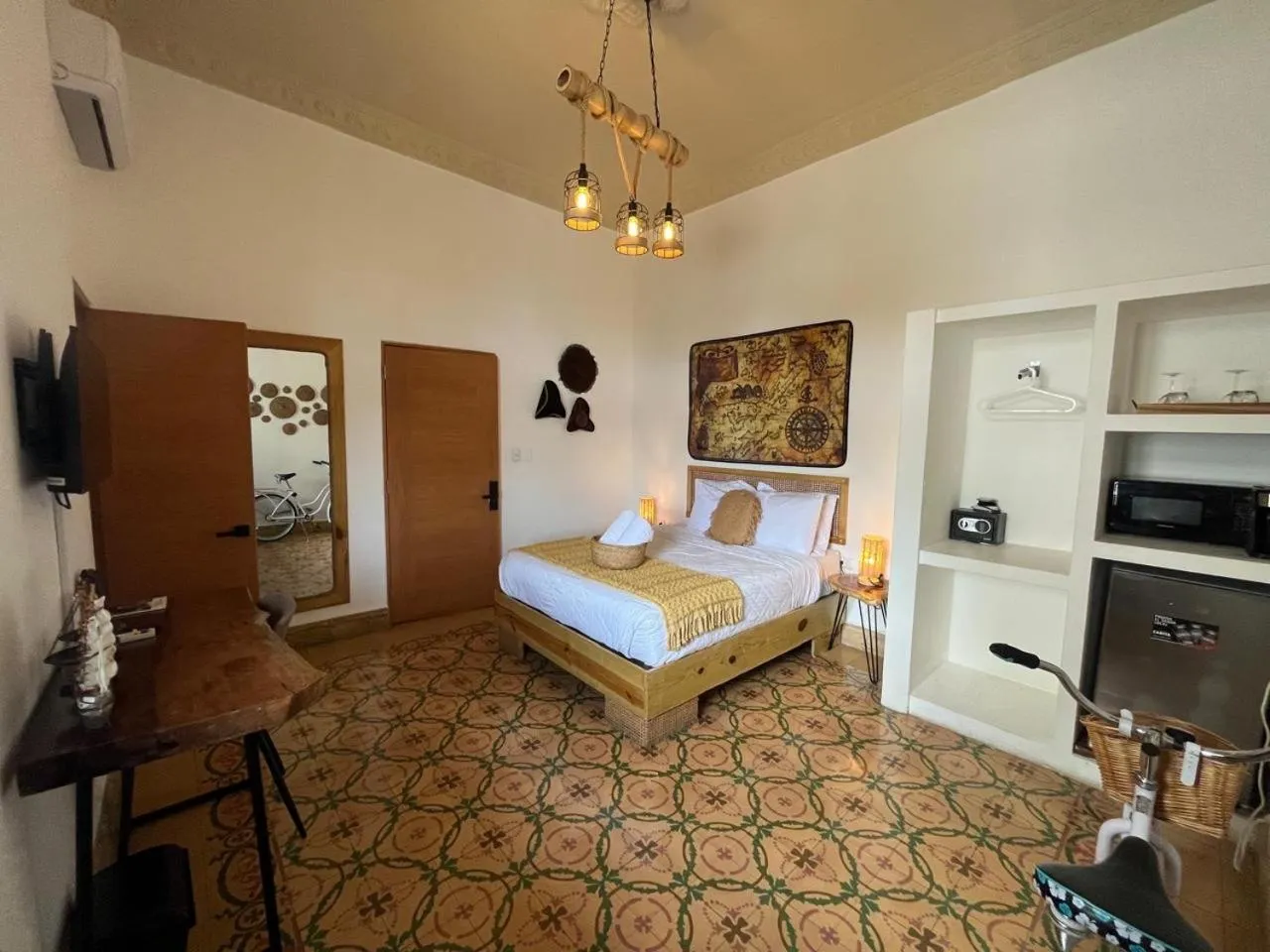 Bed in Studio 27 Colonial, Centro Histórico