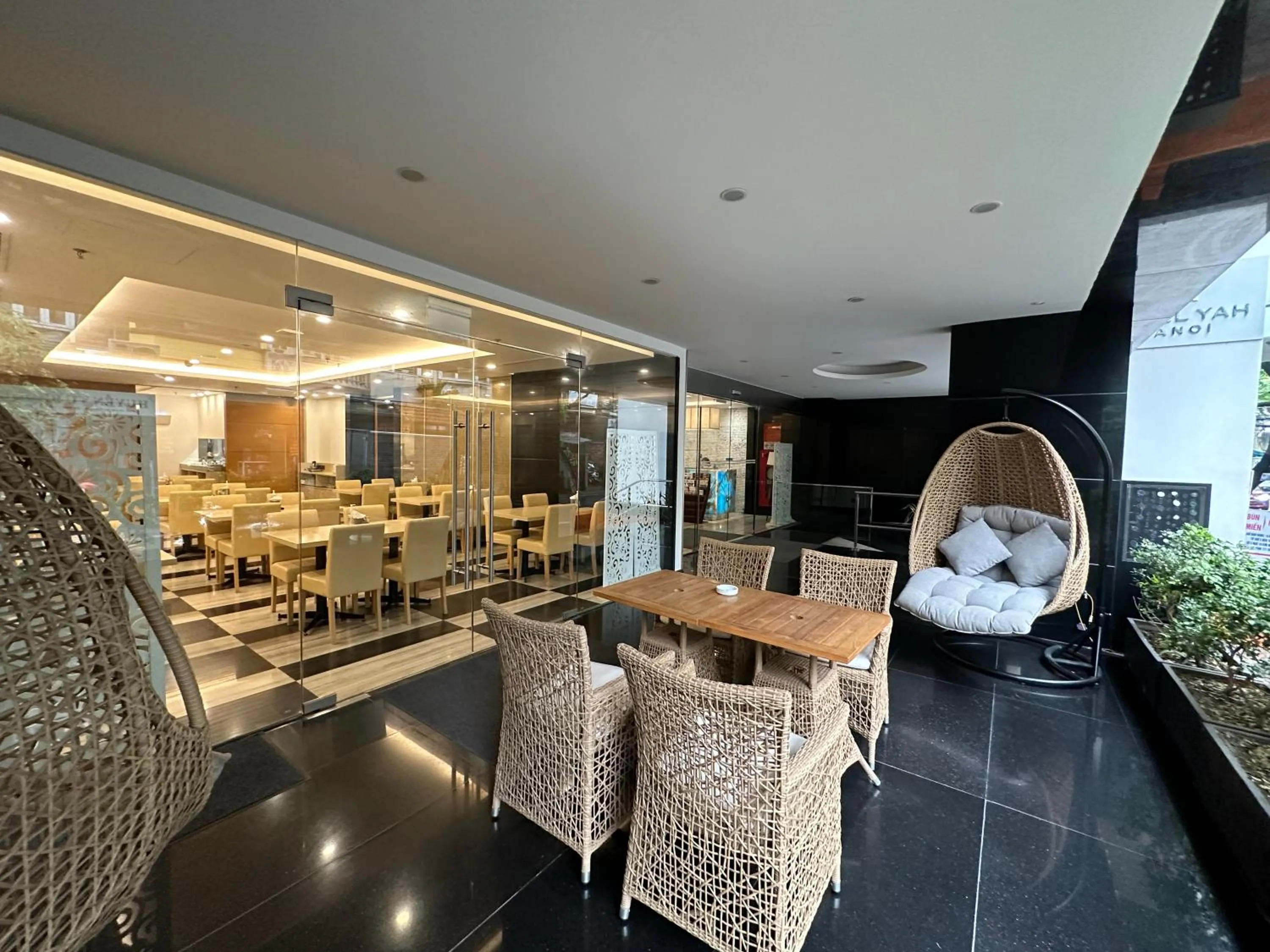 Balcony/Terrace in Hotel Yah Hanoi & Spa