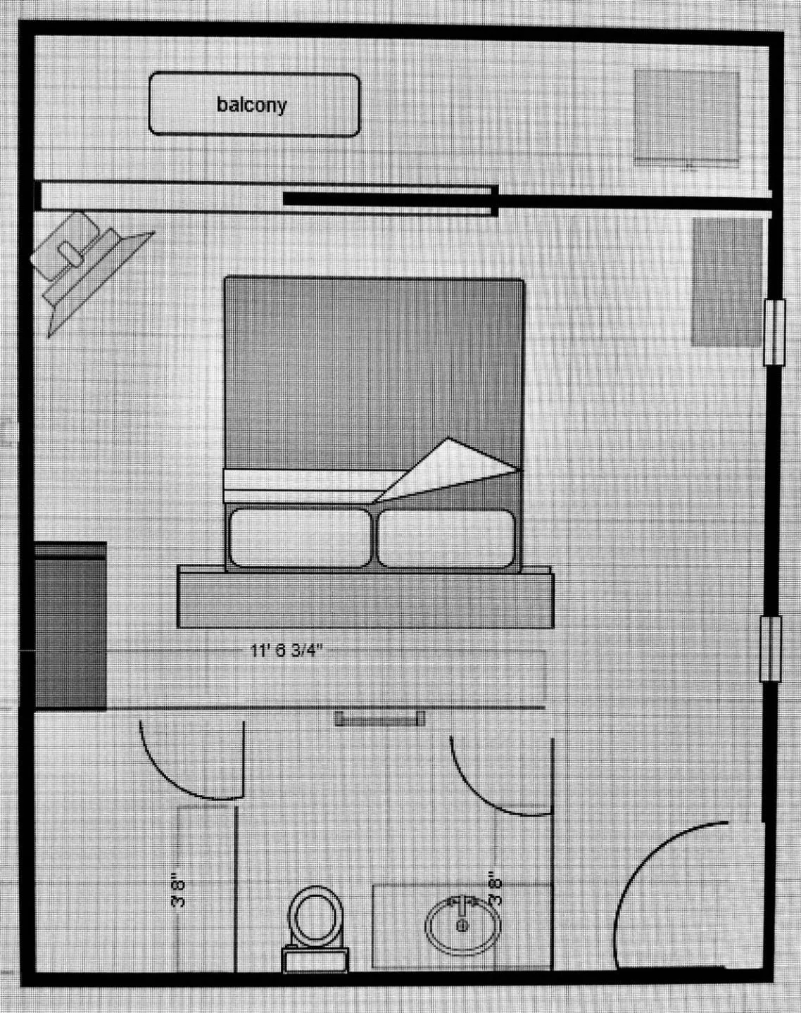 Floor plan in Canal Village Pakpra Phatthalung