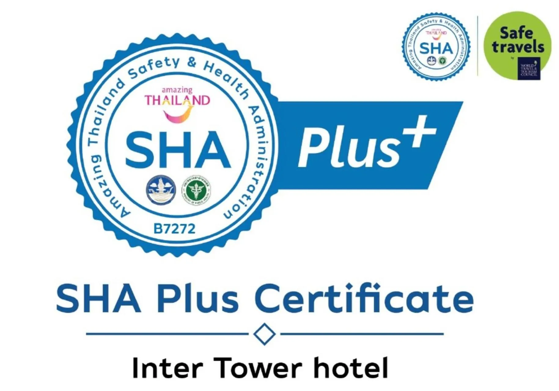 Certificate/Award in INTERTOWER HOTEL (SHA)