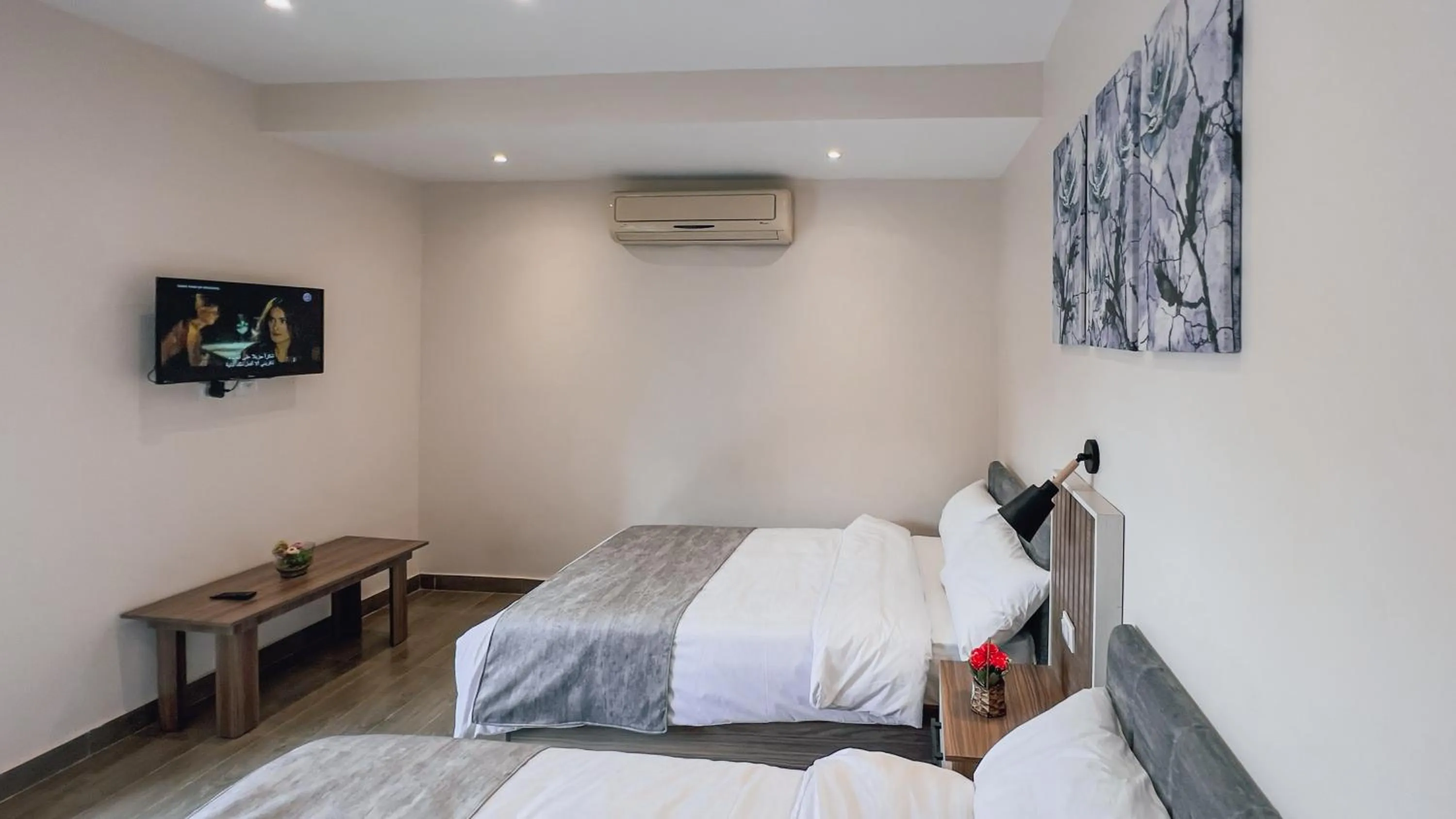 Photo of the whole room, Bed in STEPS IN Pyramids View