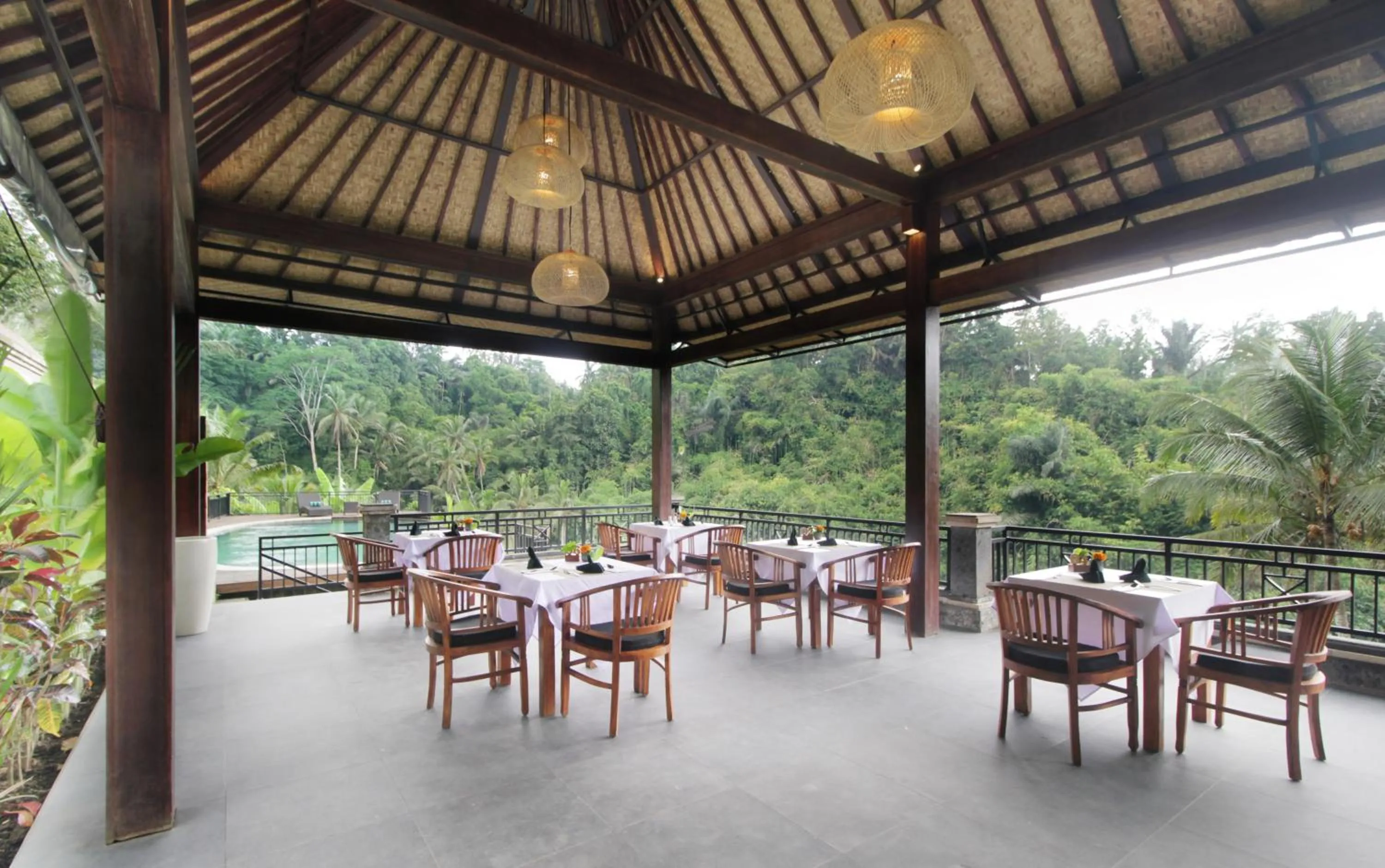 Restaurant/places to eat in The Tirta Sari Villas