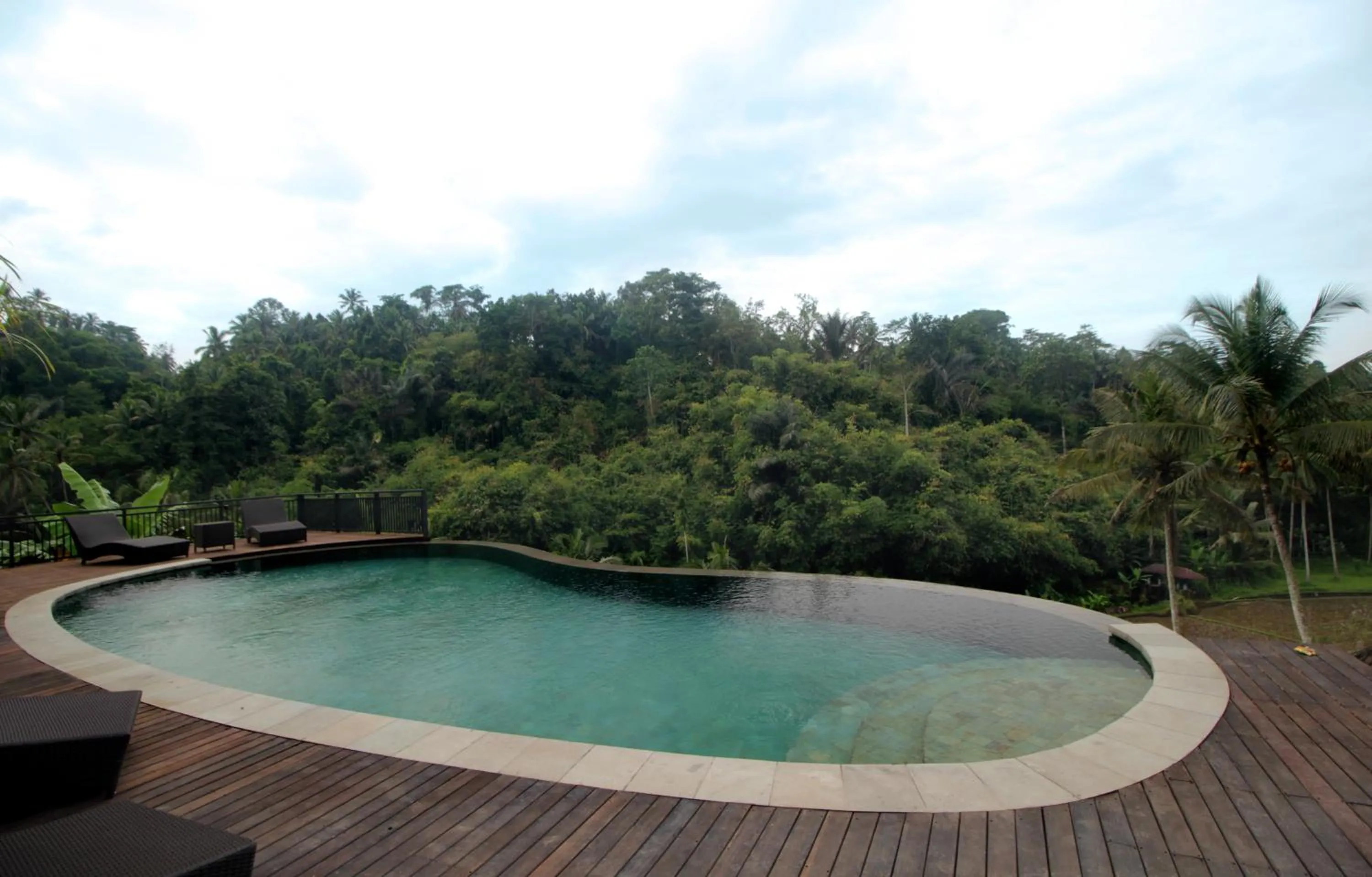 Natural landscape in The Tirta Sari Villas