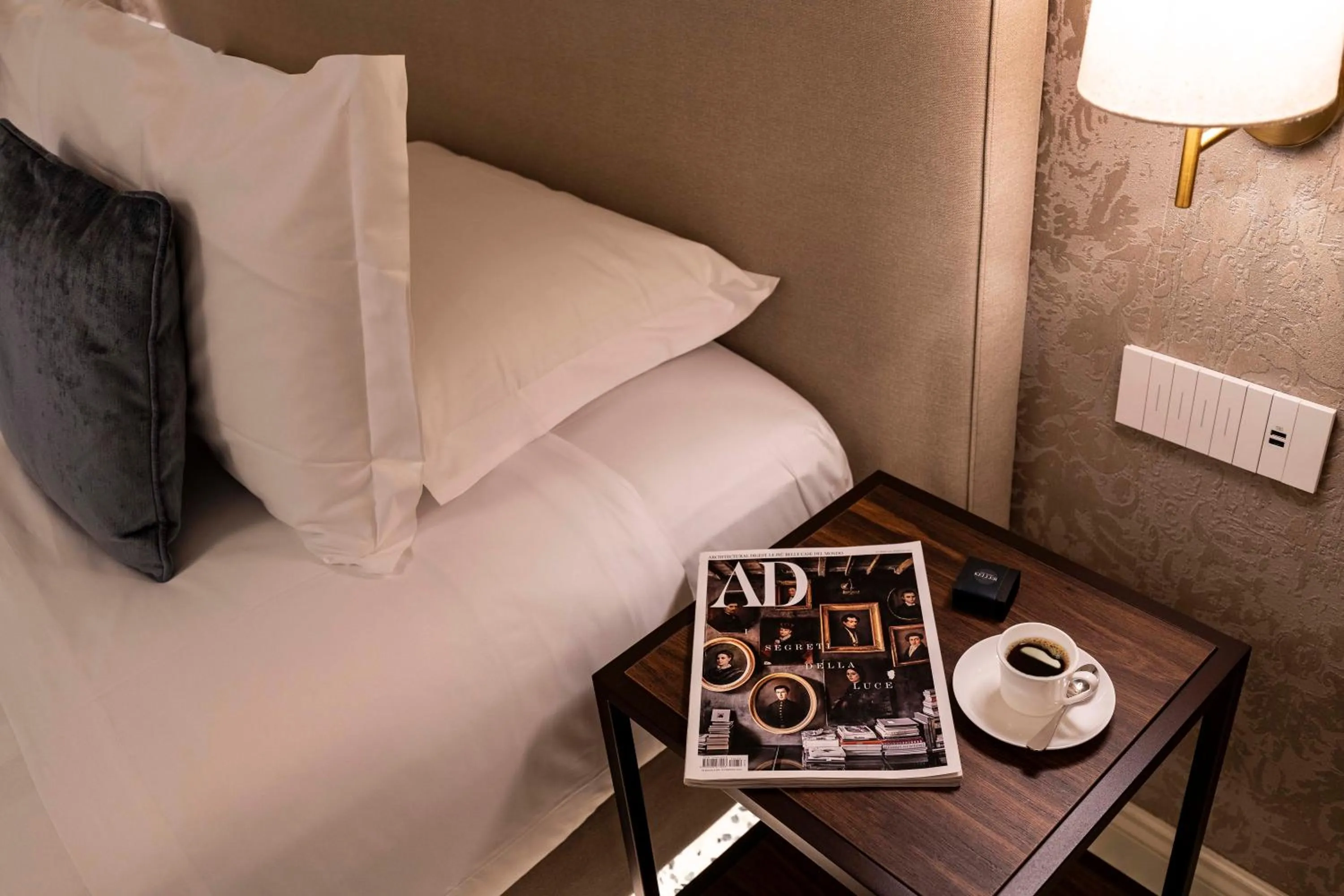 Decorative detail, Bed in Palazzo Keller