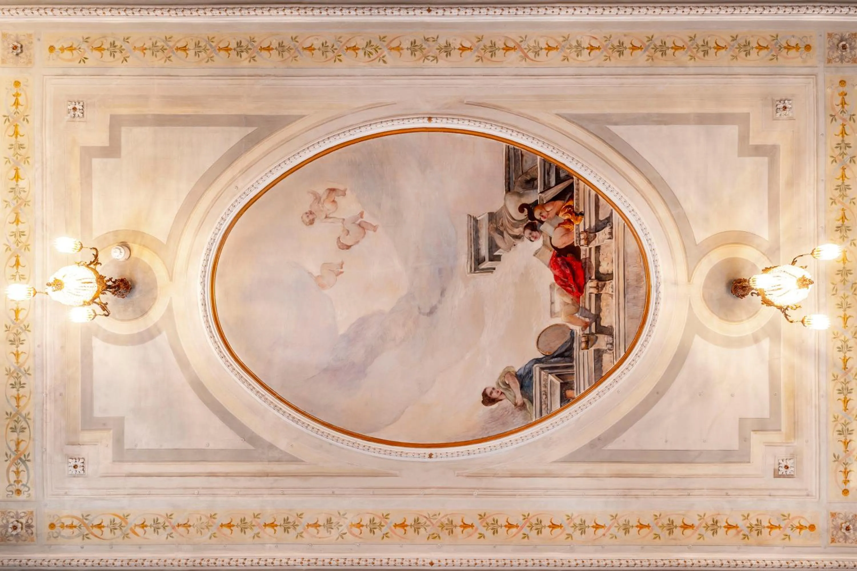 Decorative detail in Palazzo Keller