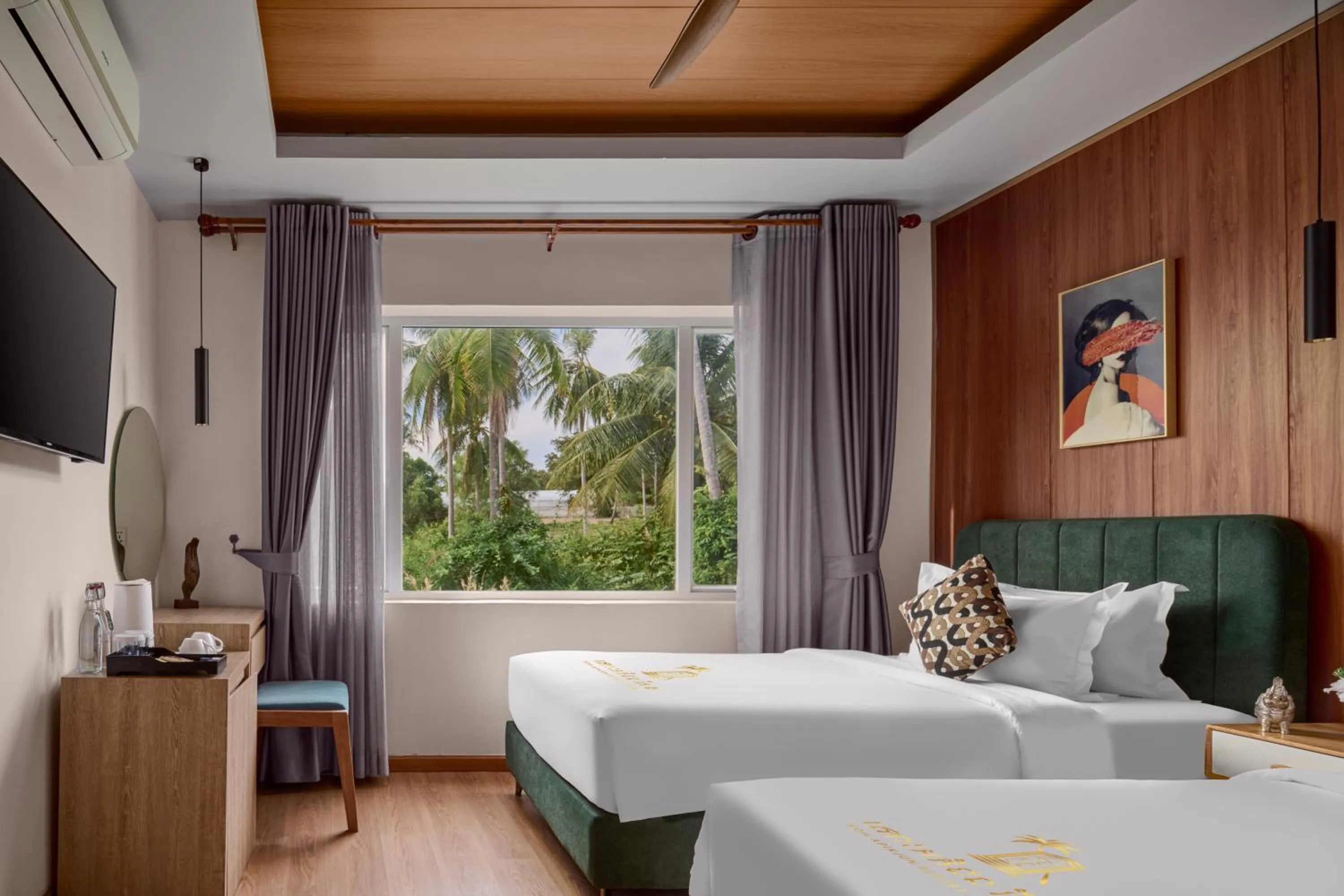 Bed in Koh Apikjun Resort by EHM