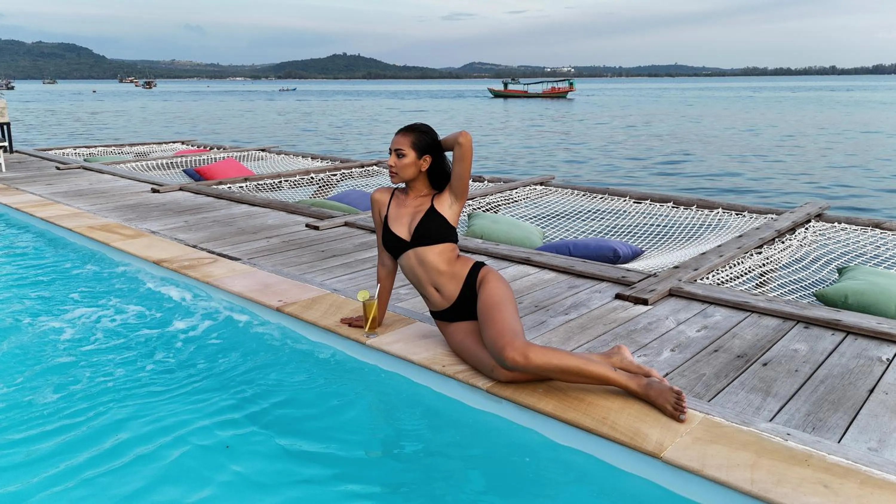 Pool view in Koh Apikjun Resort by EHM