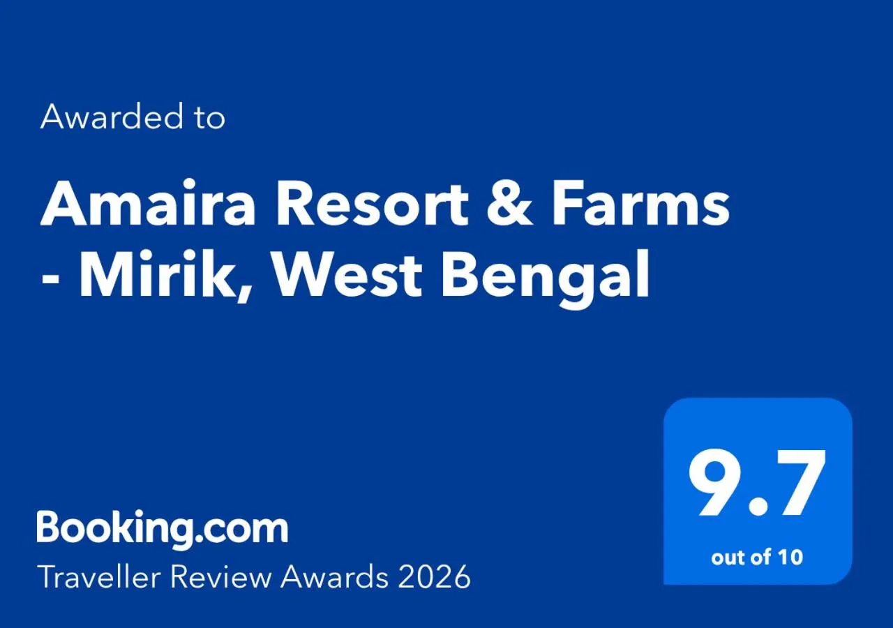 Certificate/Award in Amaira Resort & Farms - Mirik, West Bengal