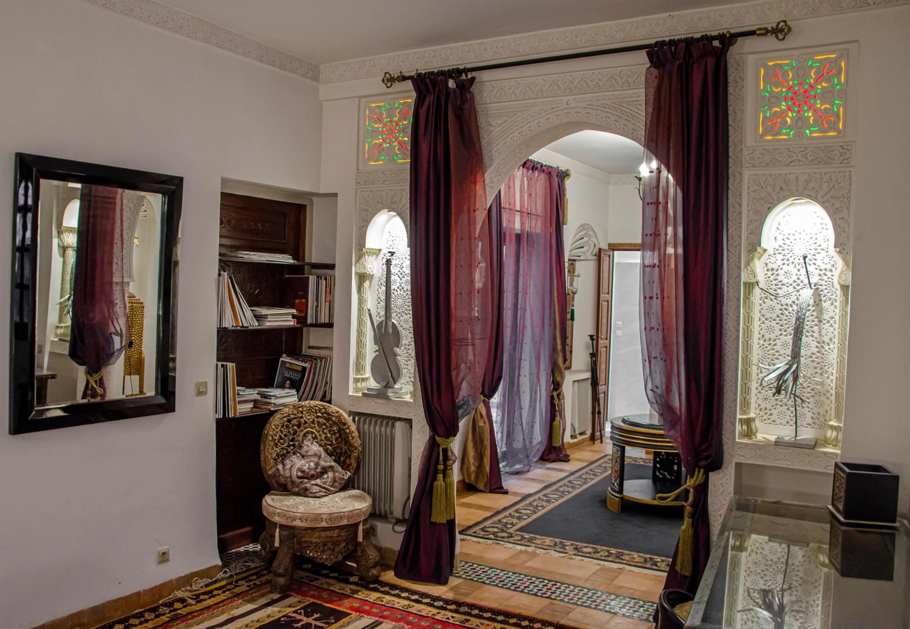 Living room in Riad Esmeralda