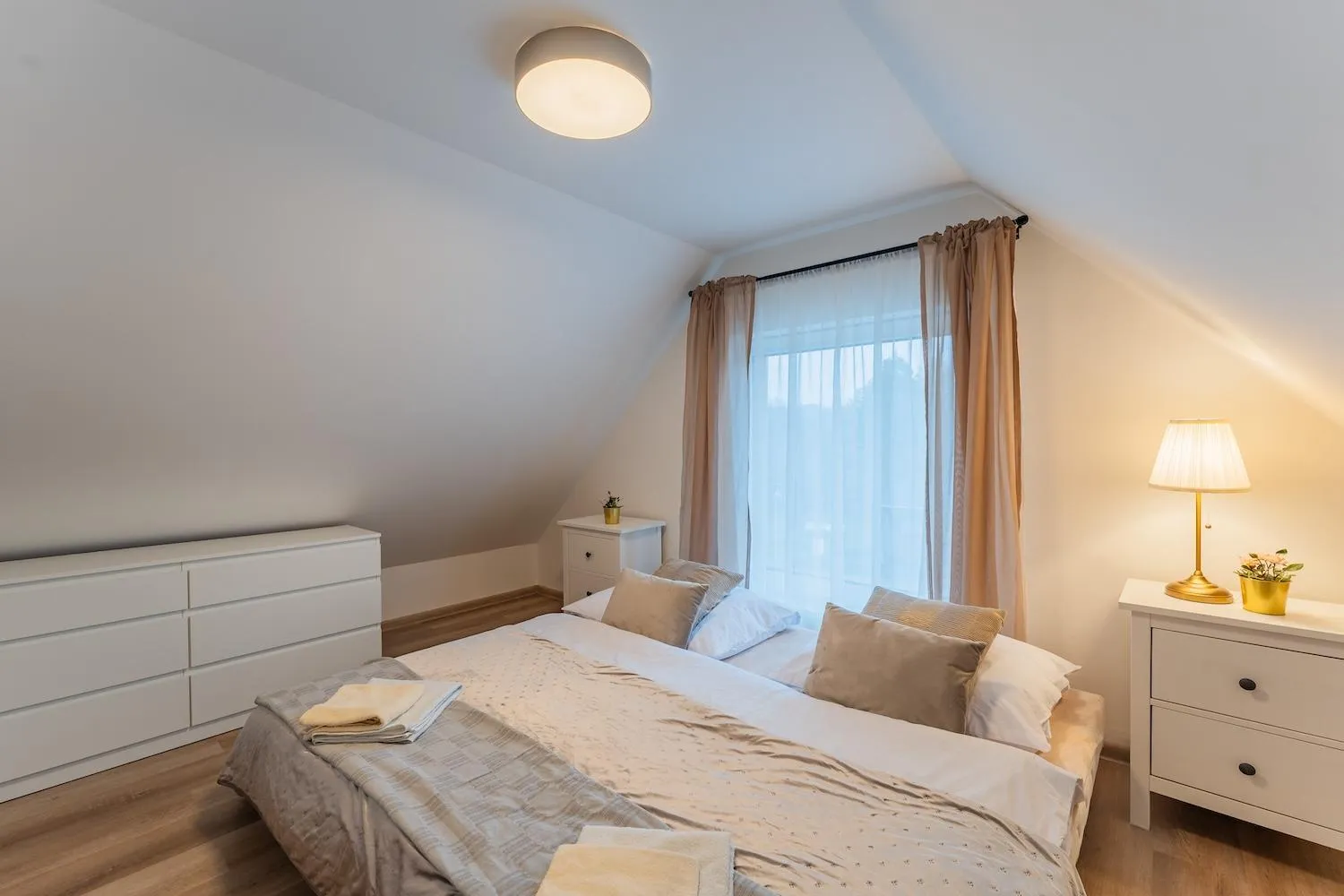 Bedroom, Bed in Wellness Apartmány Vila Republika