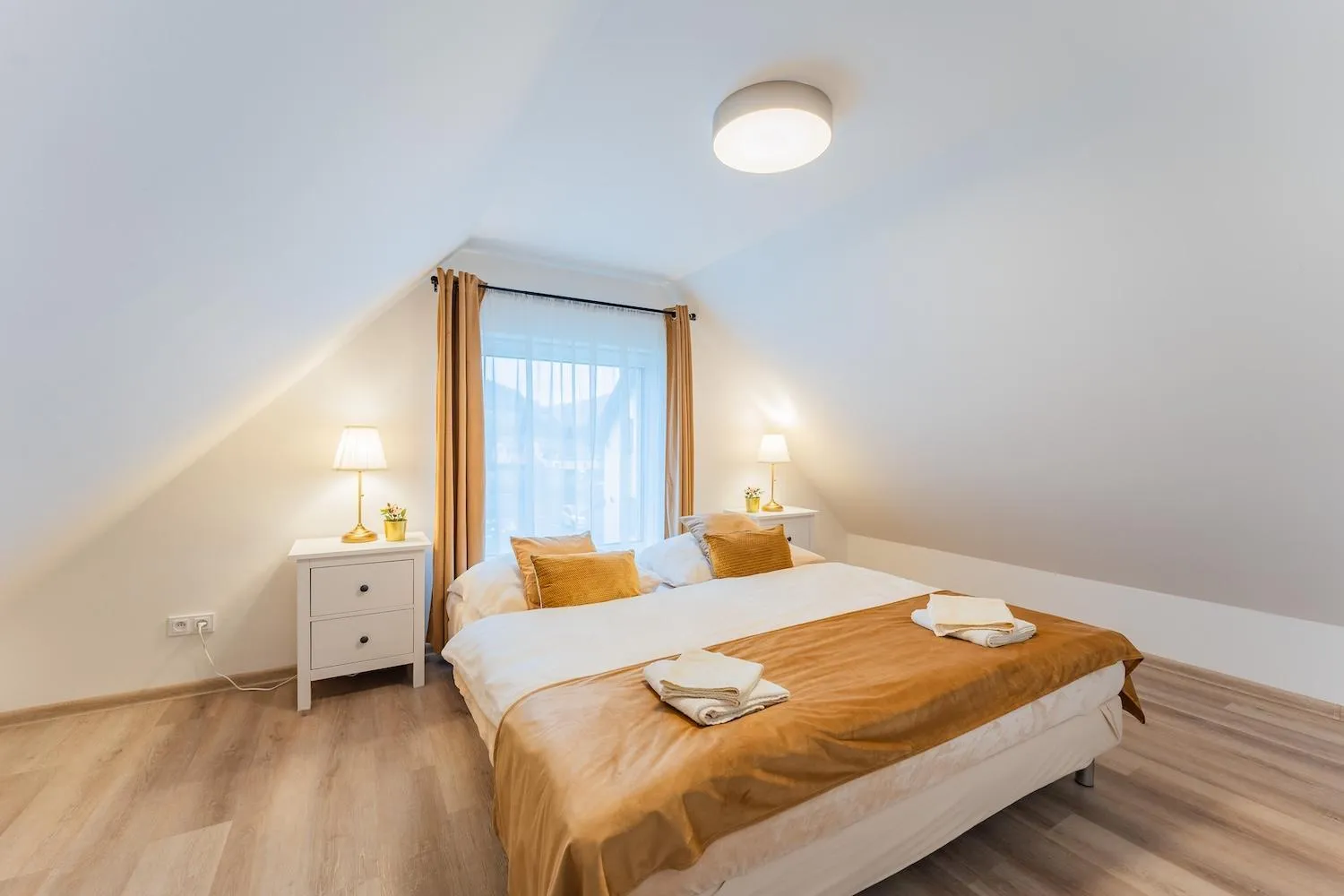 Bedroom, Bed in Wellness Apartmány Vila Republika