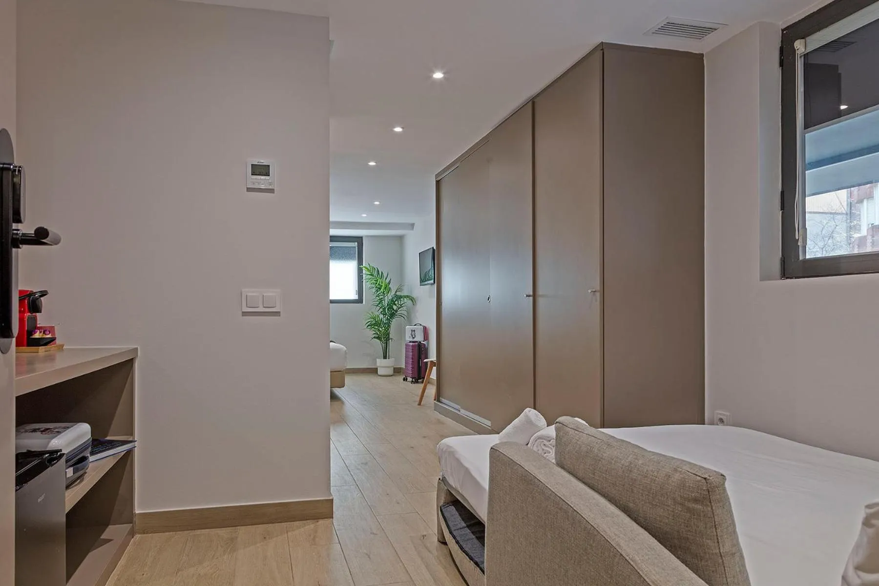 Photo of the whole room, Bed in Aparthotel Bcn Montjuic