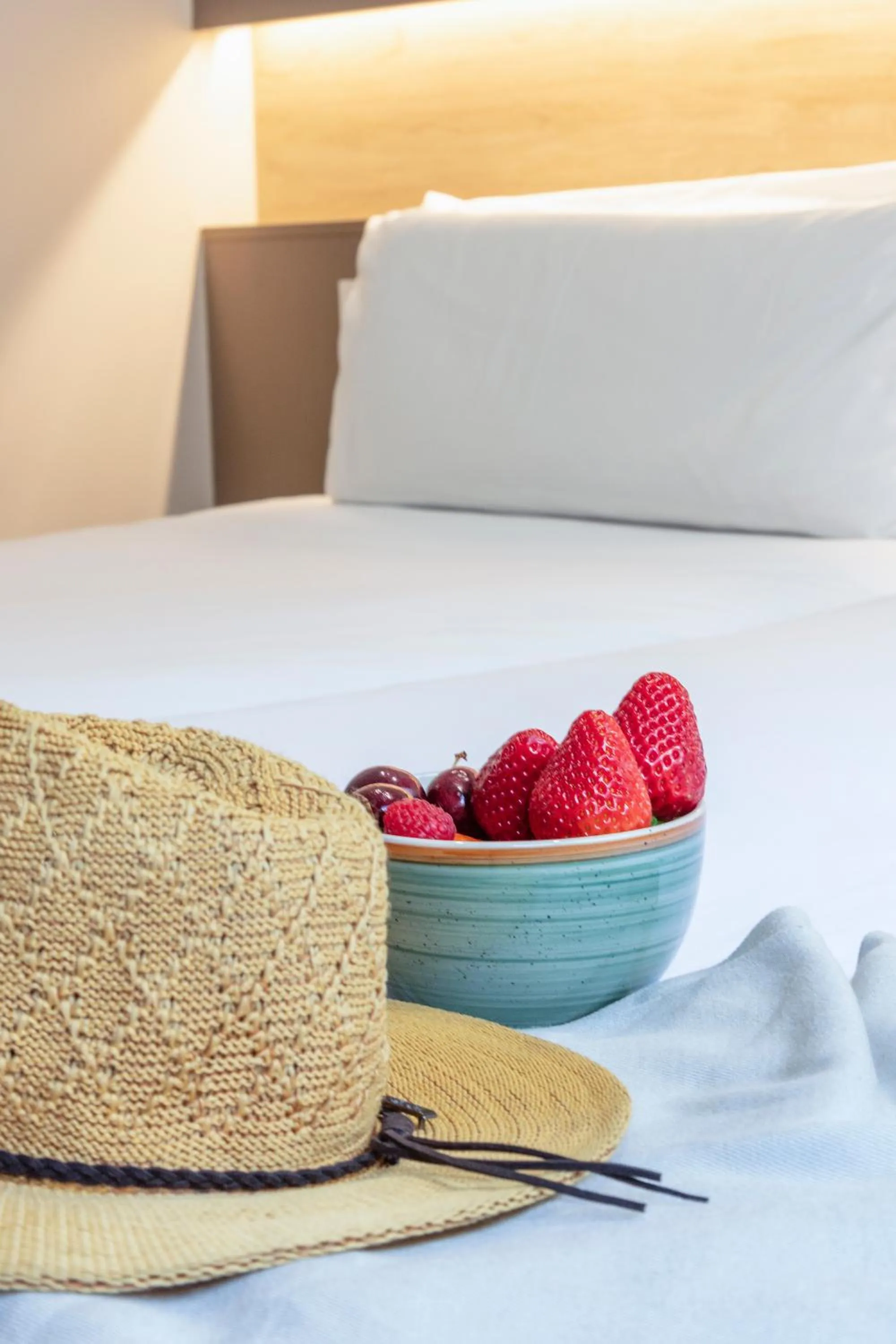 Decorative detail, Bed in Aparthotel Bcn Montjuic