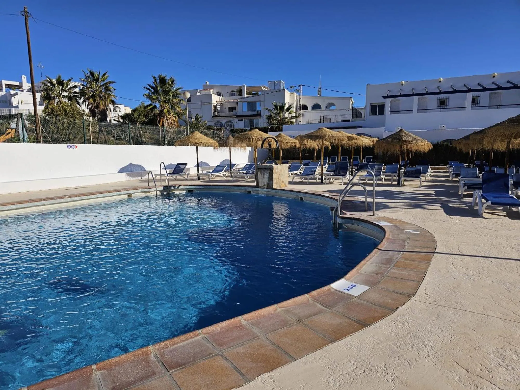 Pool view in Hotel El Puntazo I