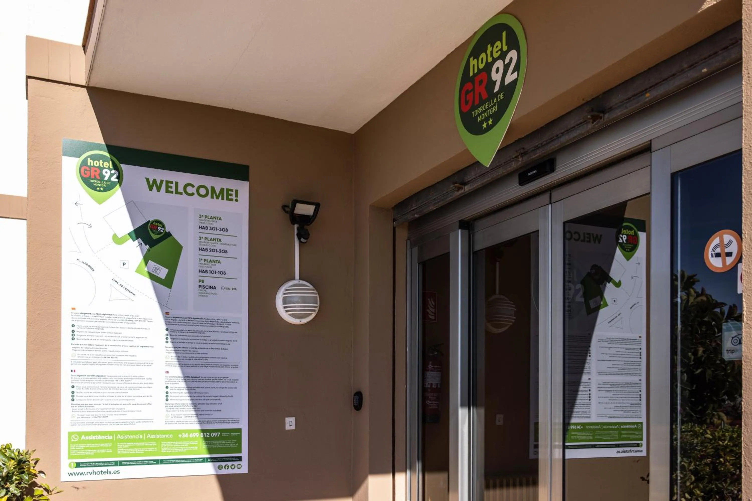 Facade/entrance in RVHotels GR92