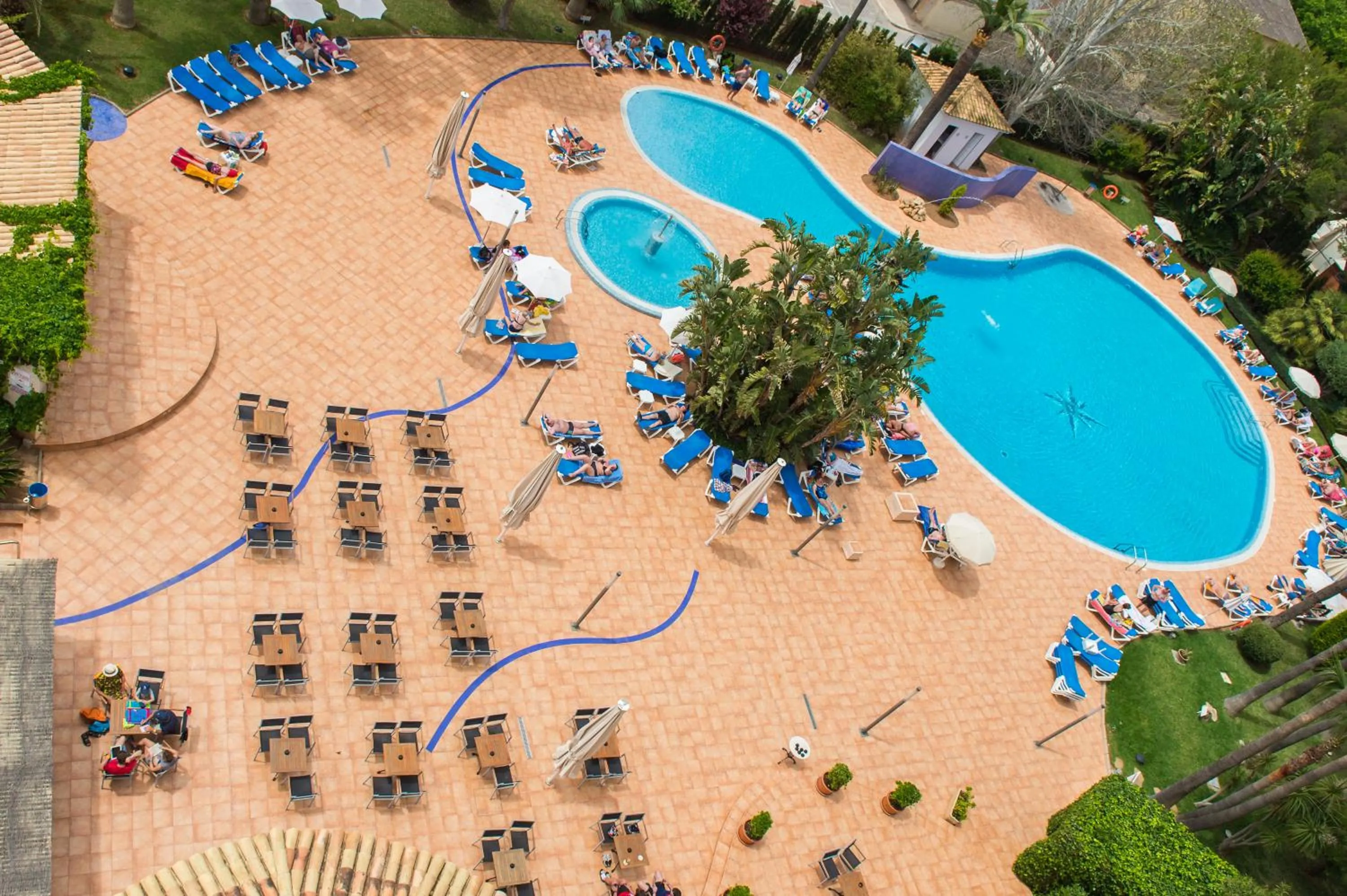 Pool view in Oleander
