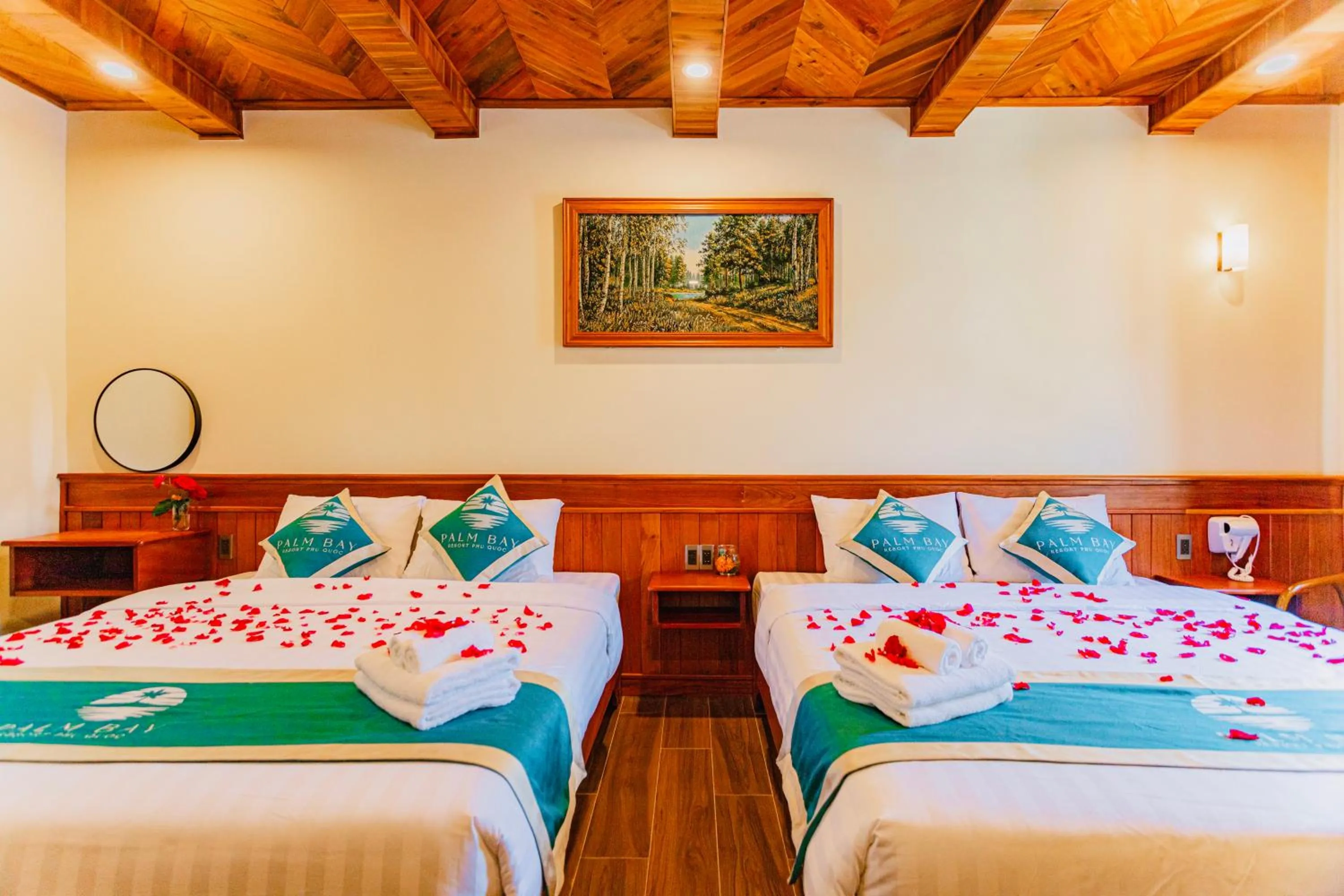 Bed in Palm Bay Resort Phu Quoc