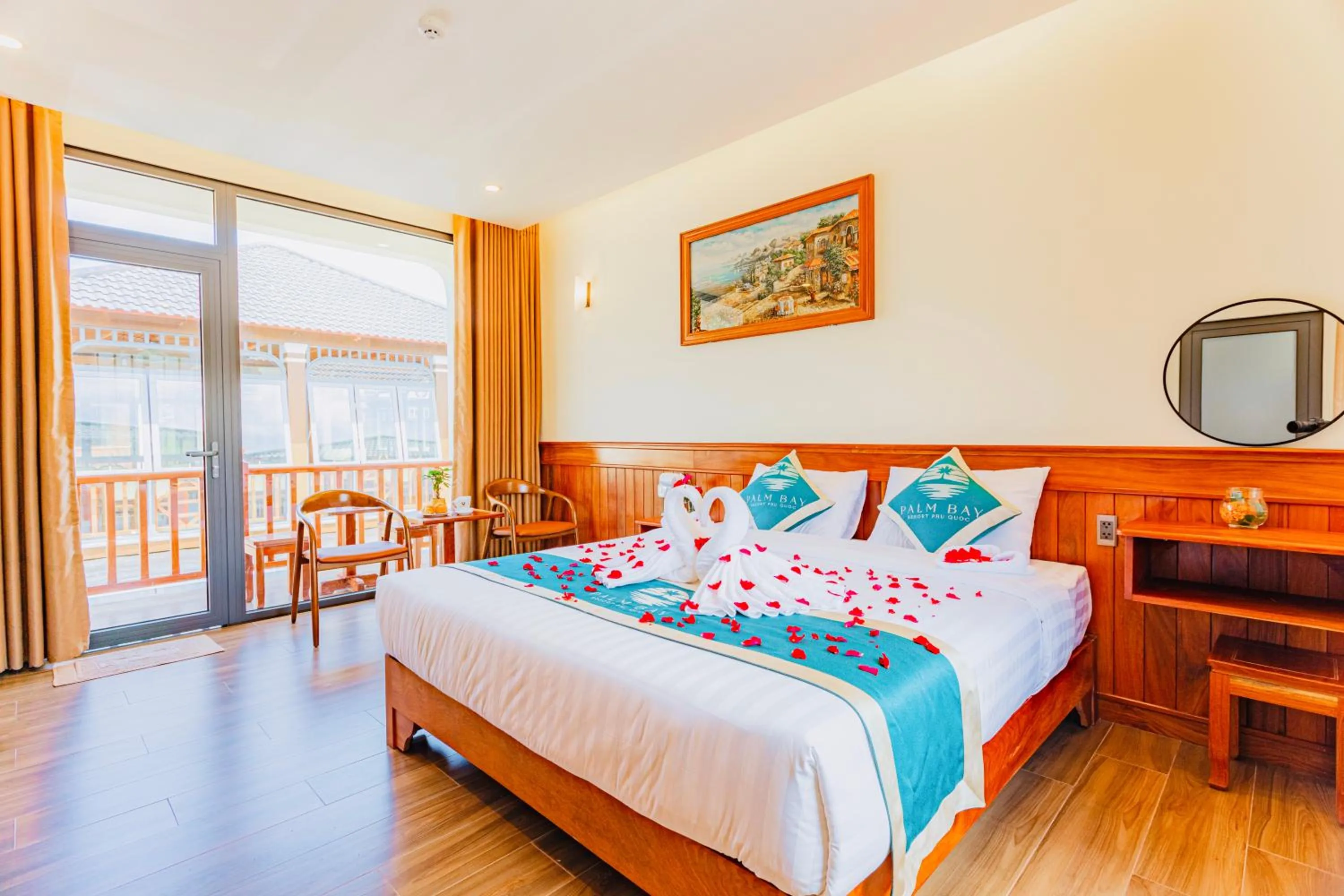 Bed in Palm Bay Resort Phu Quoc
